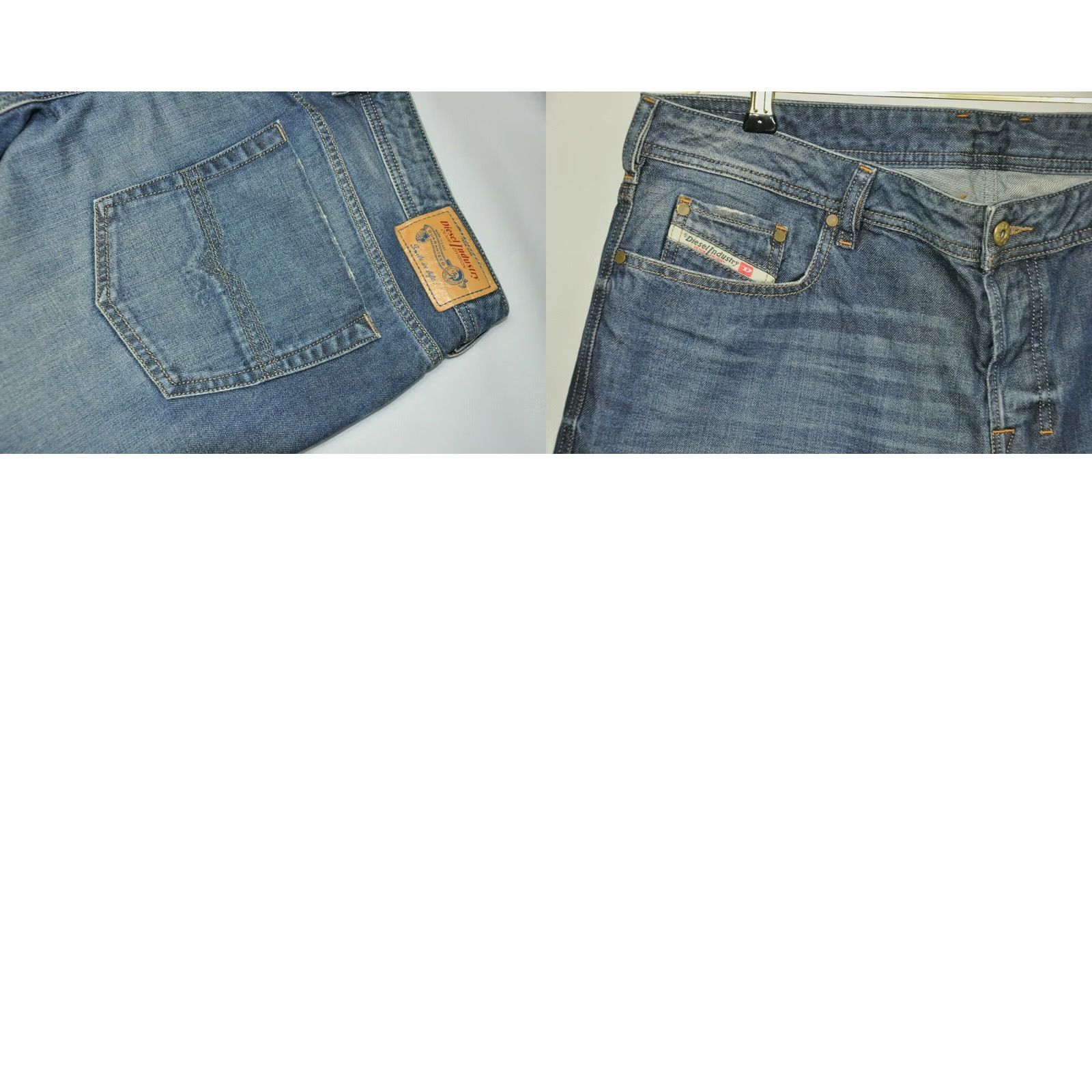 Diesel DIESEL ZATINY Regular-Bootcut Jeans 38W/L30 Men Blue 5-Pocket Denim Cotton Vintage No N/A Size US 38 / EU 54 - 8 Thumbnail