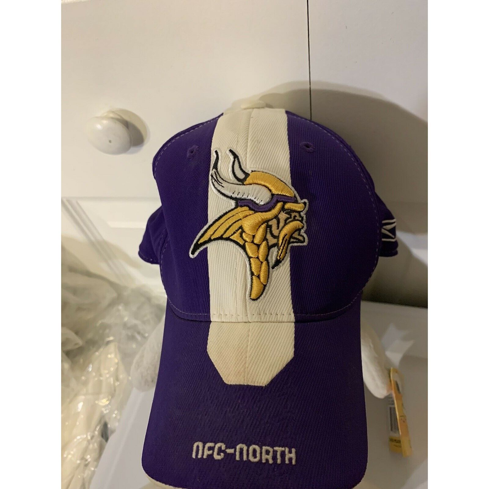 Reebok Minnesota Vikings Stretch Fit OSFM Hat Cap Reebok Sideline N Size ONE SIZE - 5 Thumbnail