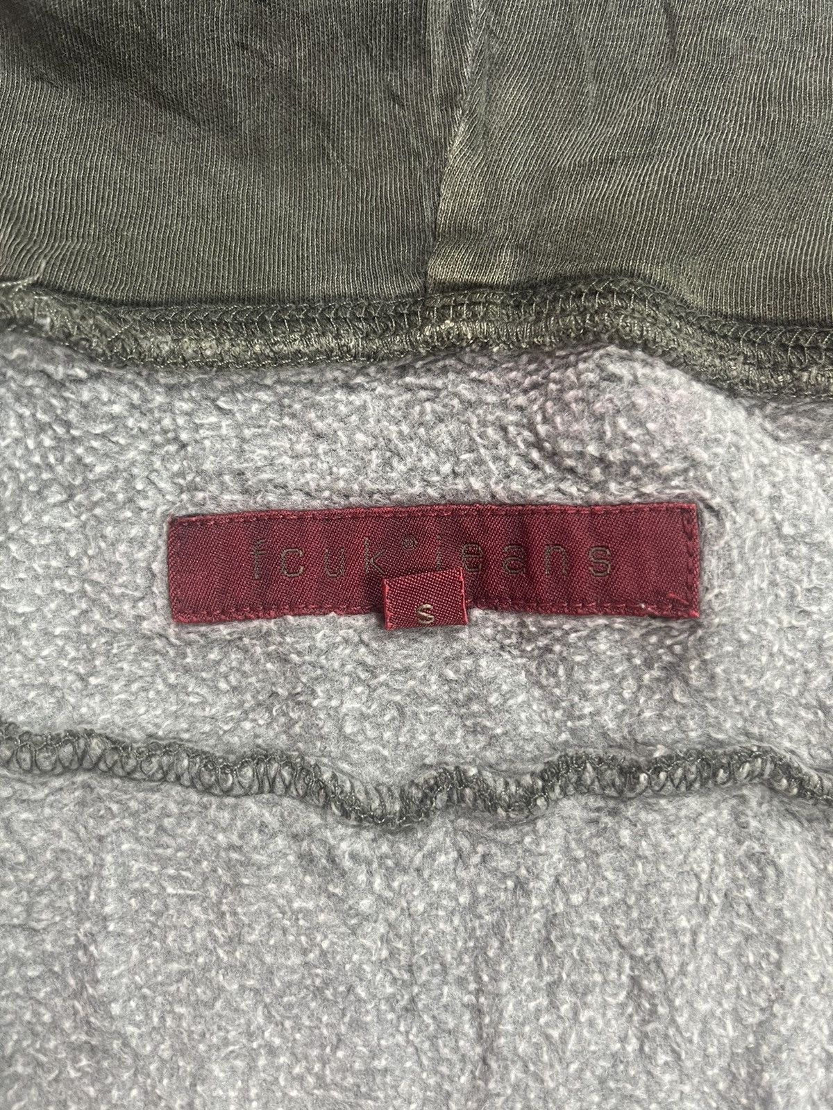 Fcuk Jeans hoodie faded streetwear