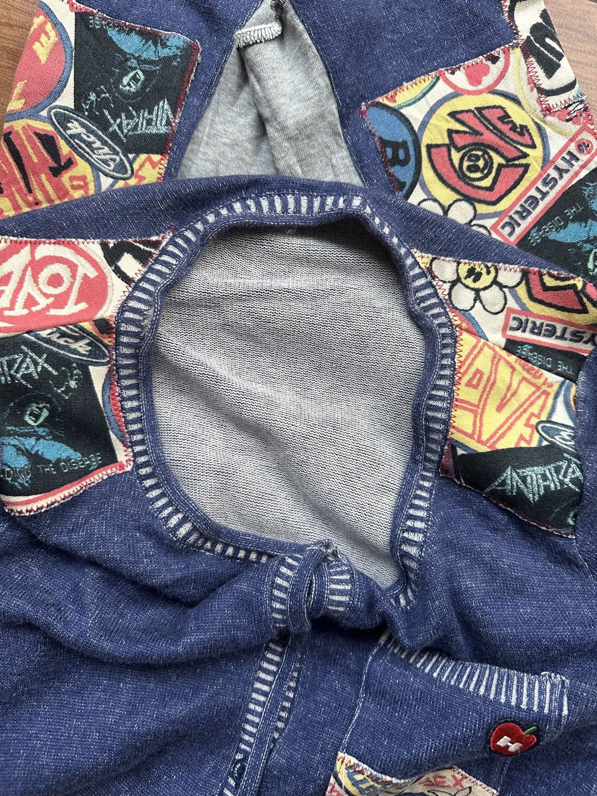Hysteric Glamour Vintage 90’s Hysteric glamour patchwork cardigan knitwear Size US M / EU 48-50 / 2 - 7 Thumbnail