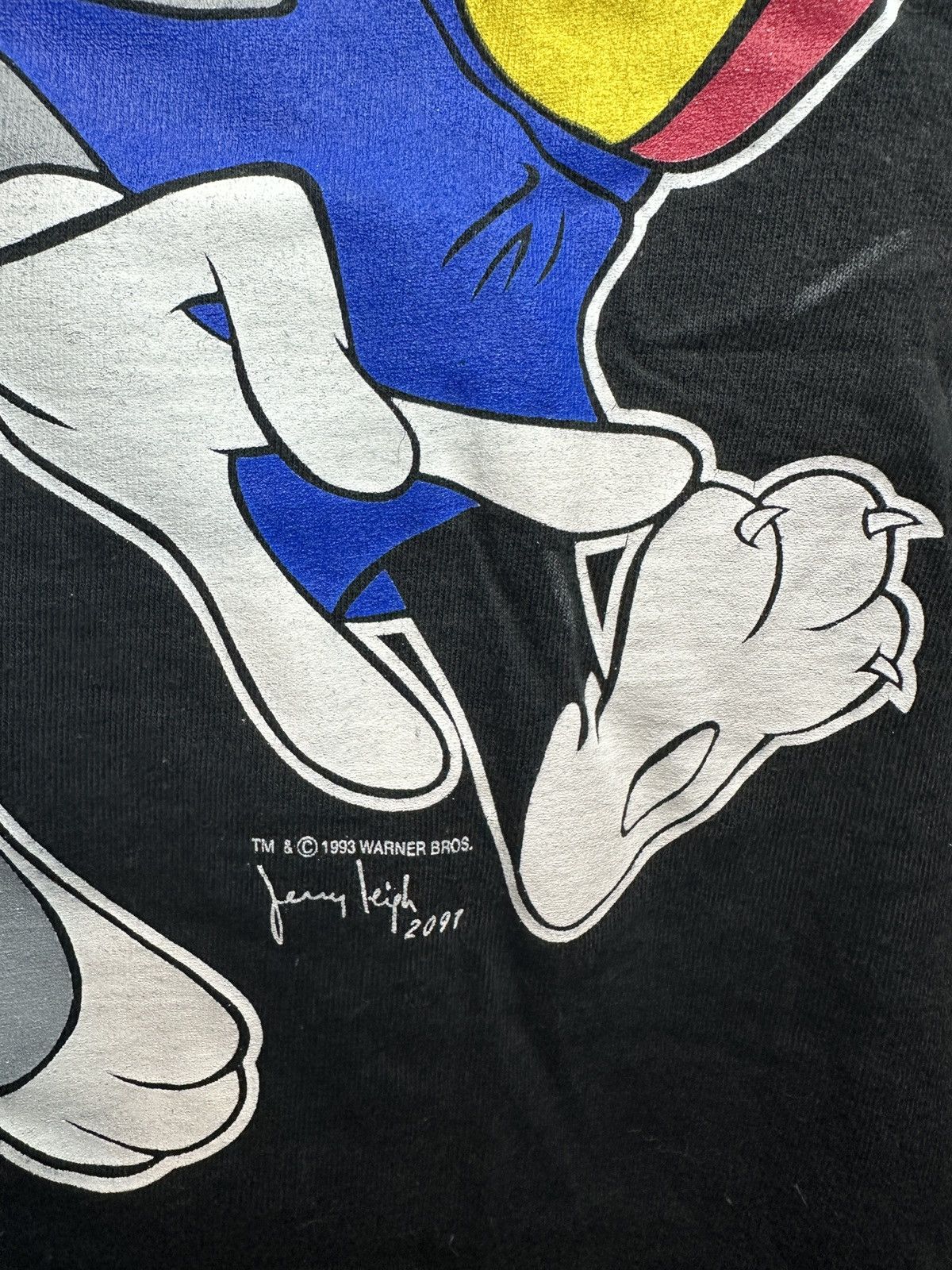Vintage Vintage 1993 Single Stitch Looney Tunes Size US XL / EU 56 / 4 - 2 Thumbnail