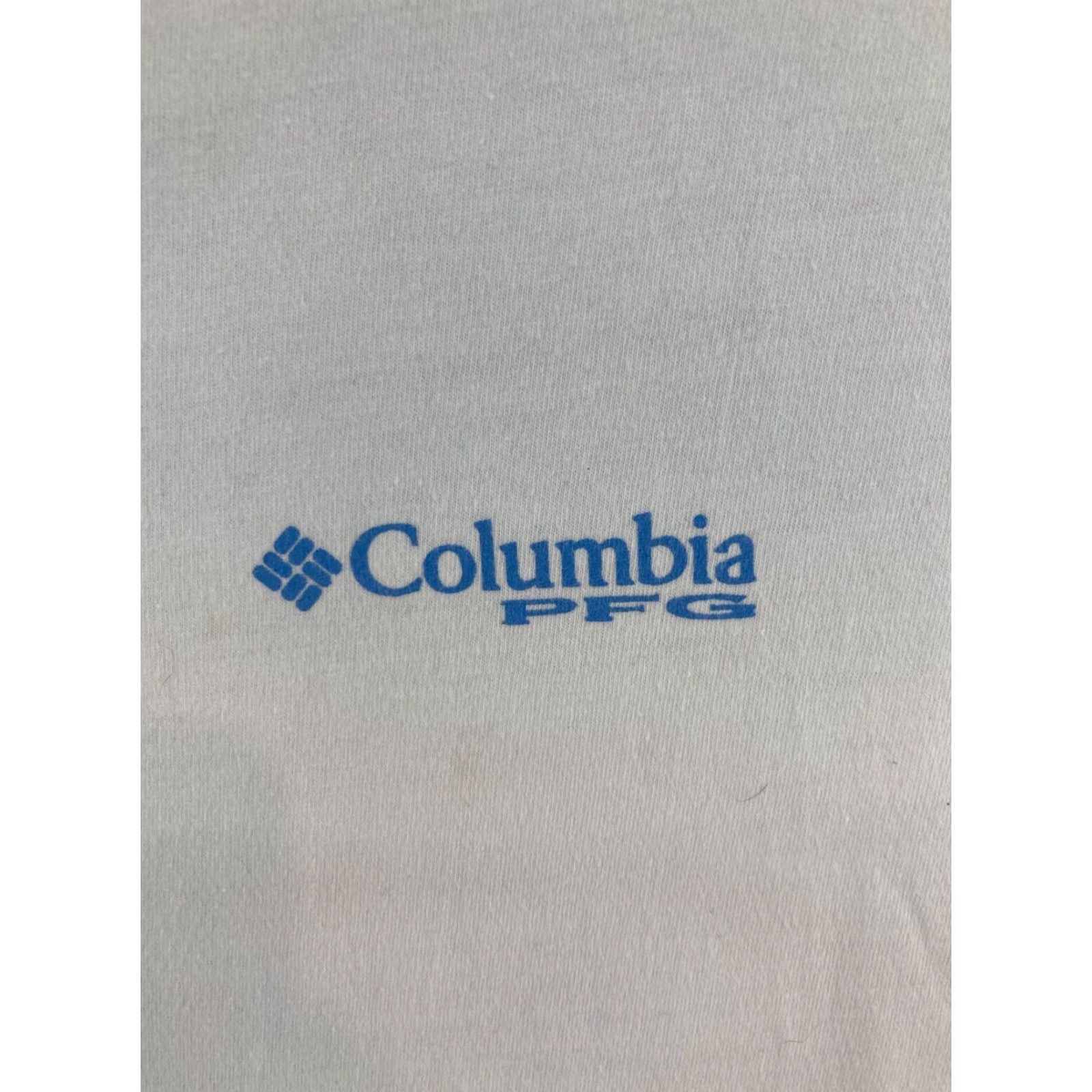 Vintage Columbia PFG Shirt Mens Large White Flag Short Sleeve PFG Fish Outdoors Size US L / EU 52-54 / 3 - 4 Thumbnail