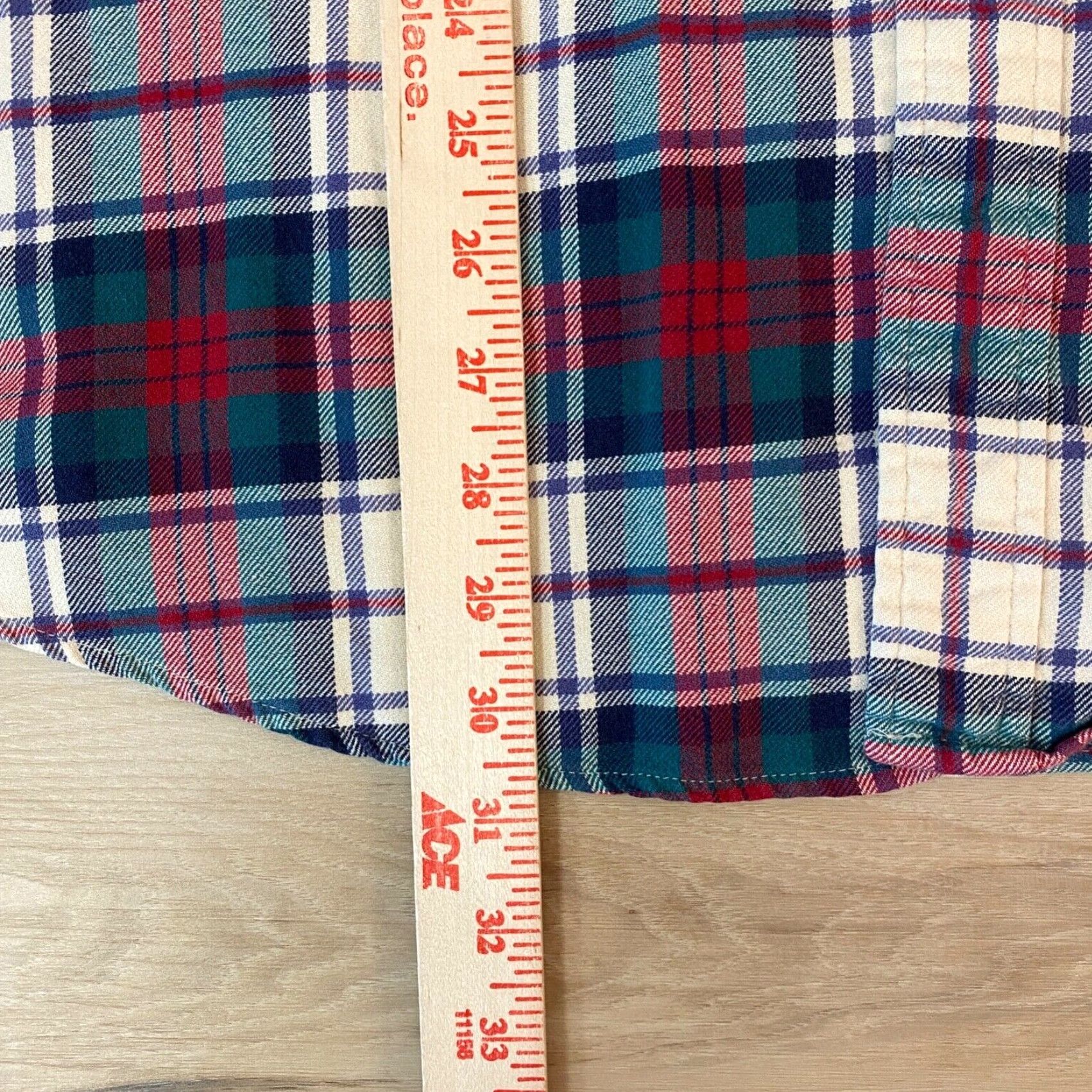 Lands' End VINTAGE Lands' End Flannel Shirt Mens XL Scotch Plaid Button-Down 17-17.5 Size US XL / EU 56 / 4 - 6 Thumbnail