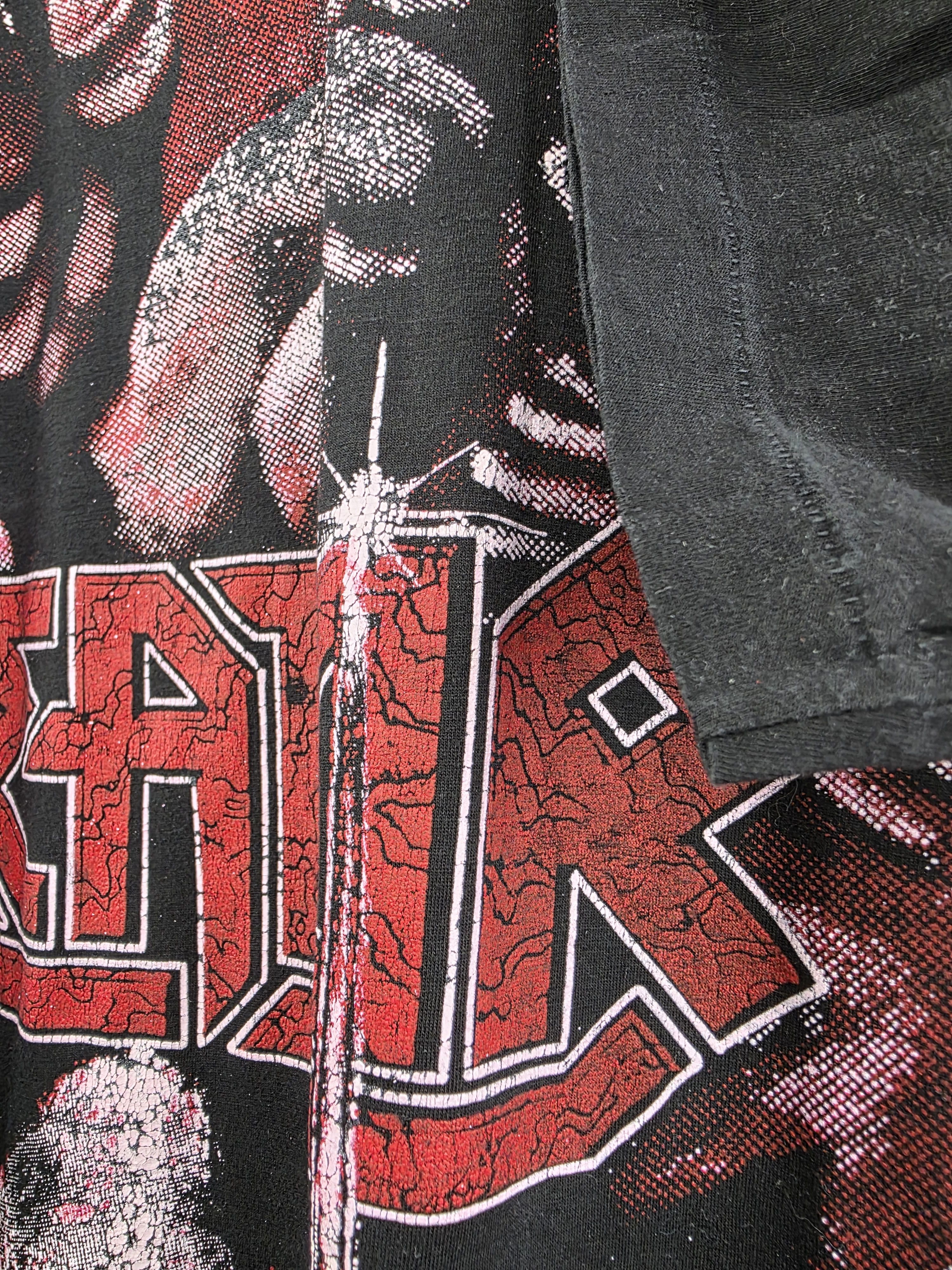 Band Tees × Vintage 90s Kreator All over print XL 23" 29.5" Size US XL / EU 56 / 4 - 3 Thumbnail