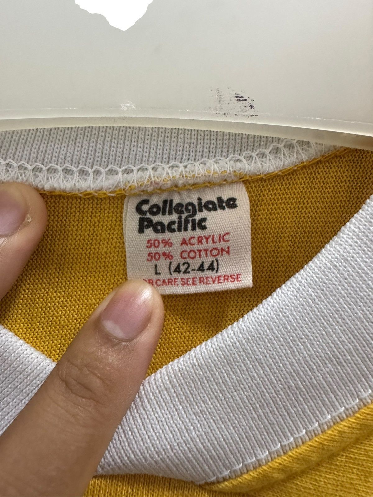 Vintage YELLOW VINTAGE 70’s SHIRT IOWA SINGLE STITCH T SHIRT Size US M / EU 48-50 / 2 - 3 Thumbnail