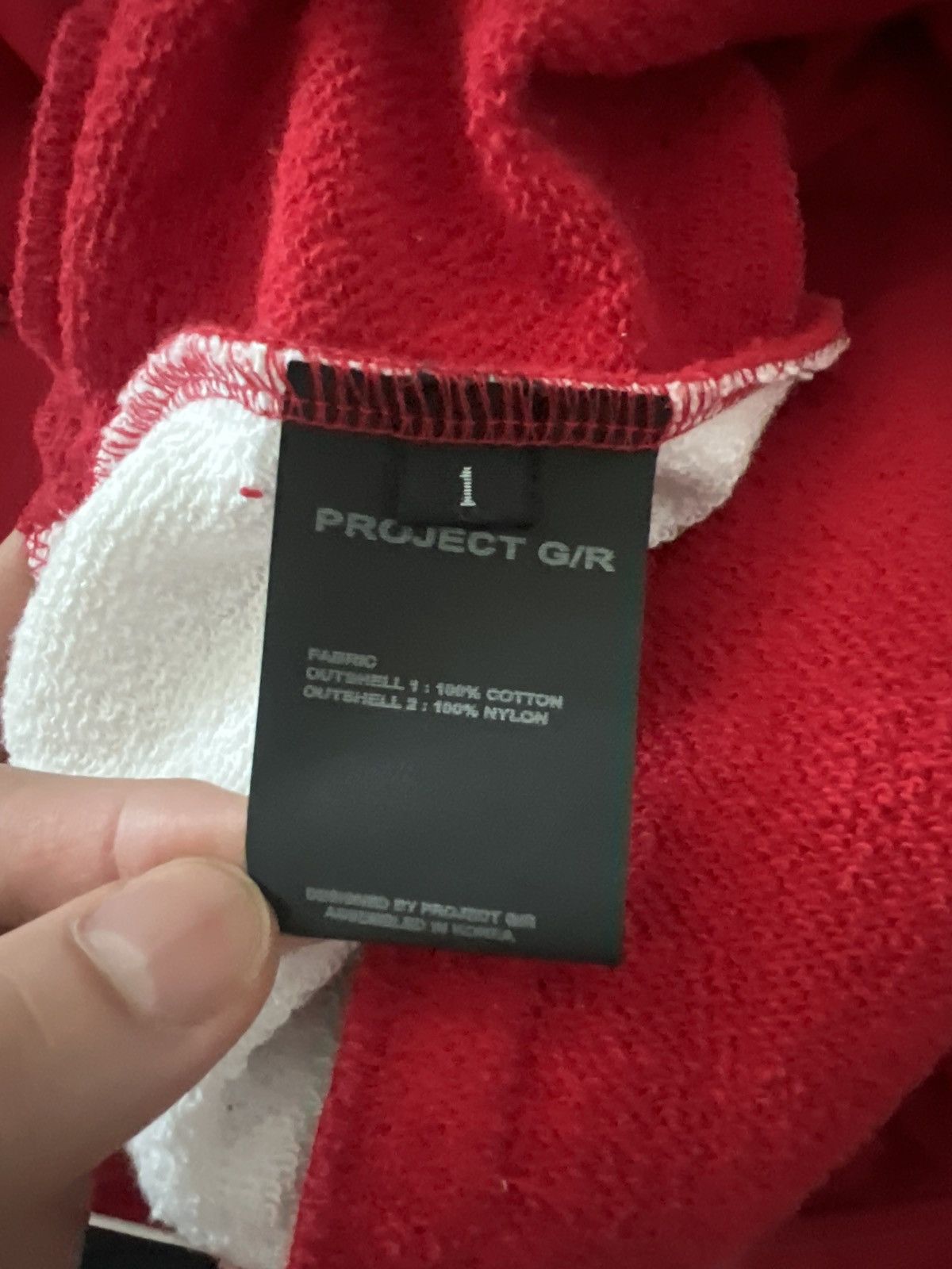 PROJECT G/R Project G/R reconstructed track jacket Size US S / EU 44-46 / 1 - 7 Thumbnail