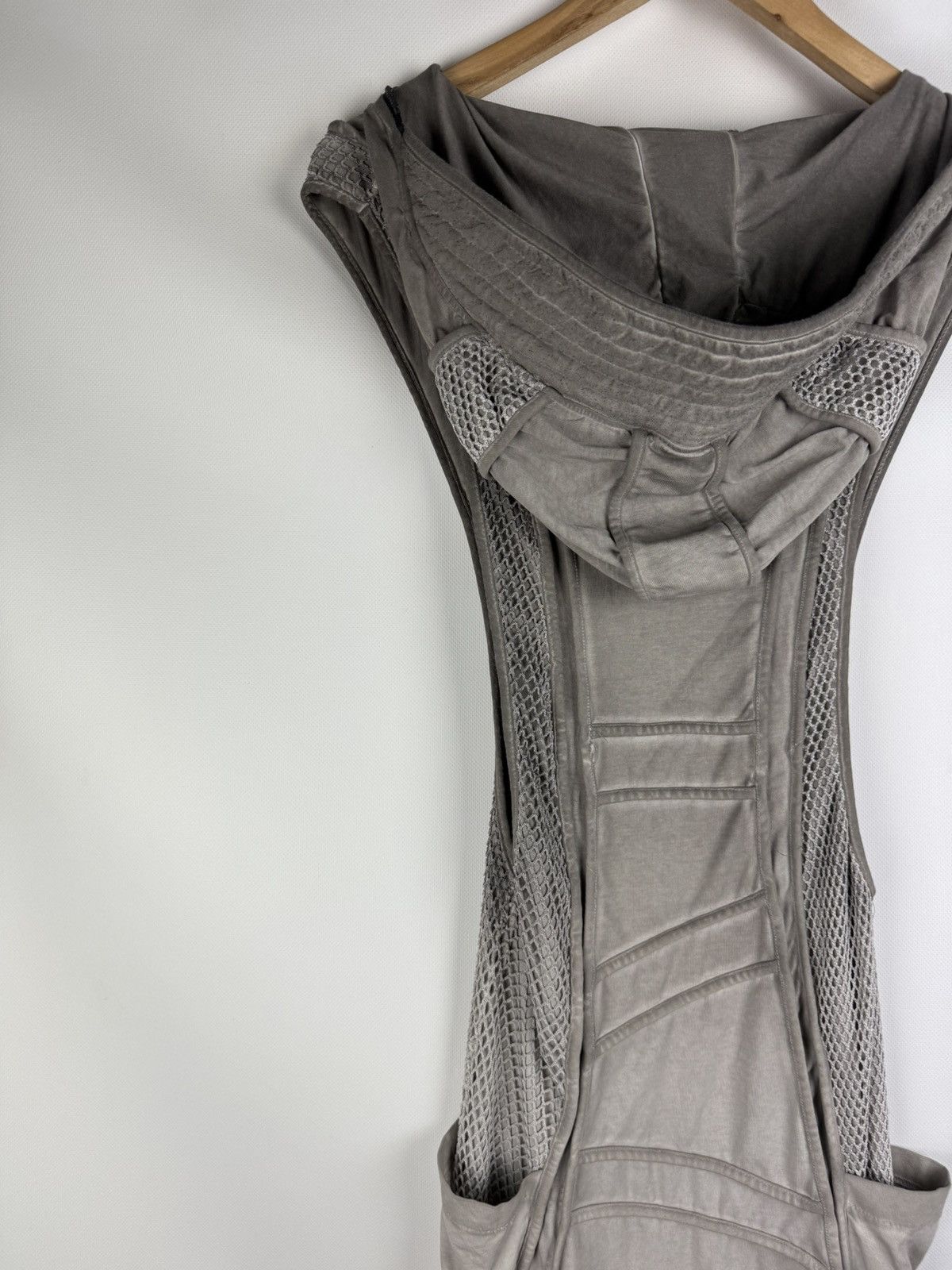Other Junus Coban Ladies Avant-Garde Hooded Overall Jumpsuit Size 32" / US 10 / IT 46 - 14 Thumbnail