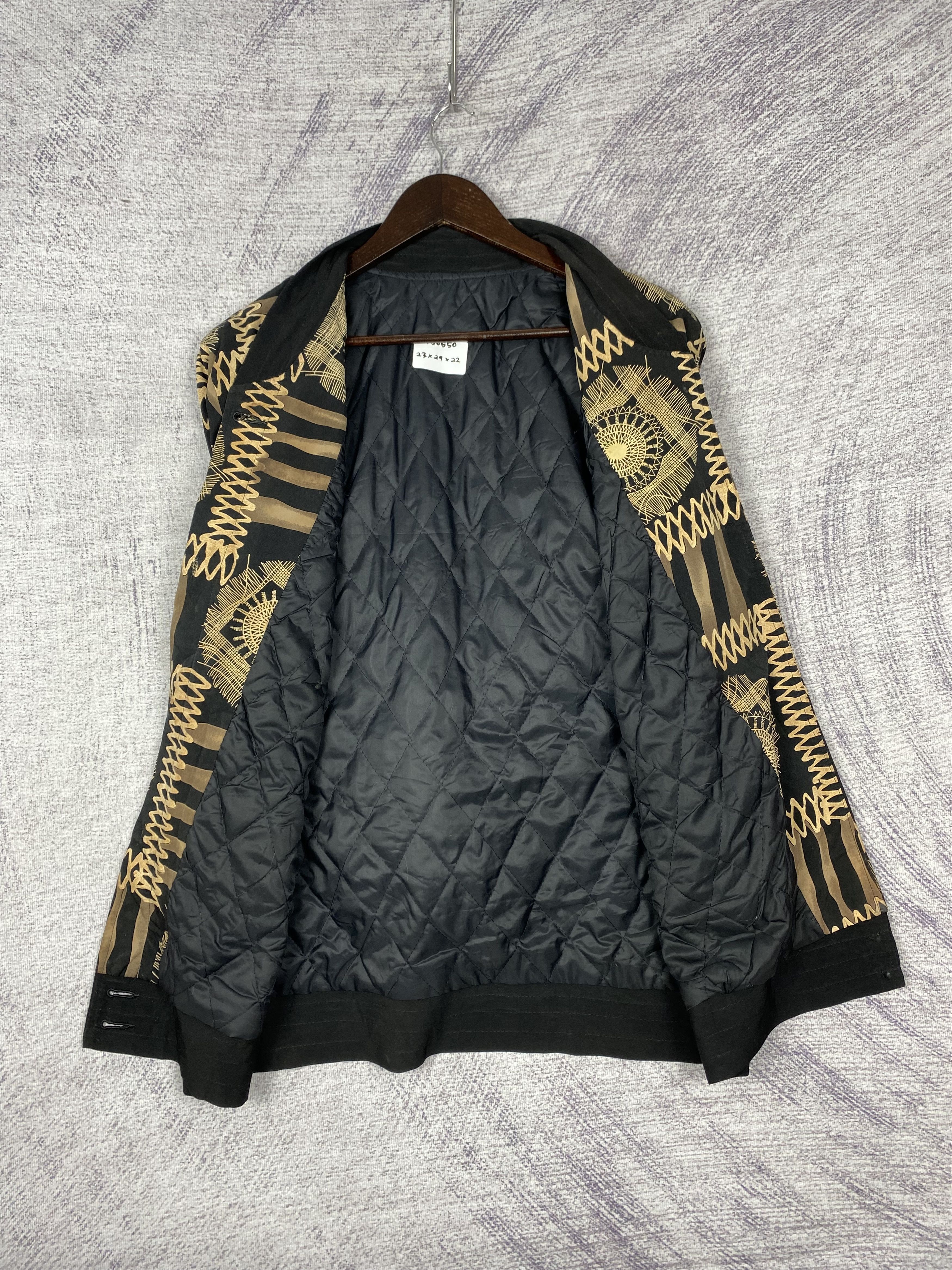 Vintage Japanese Brand Monogram Quilted Lining Jacket