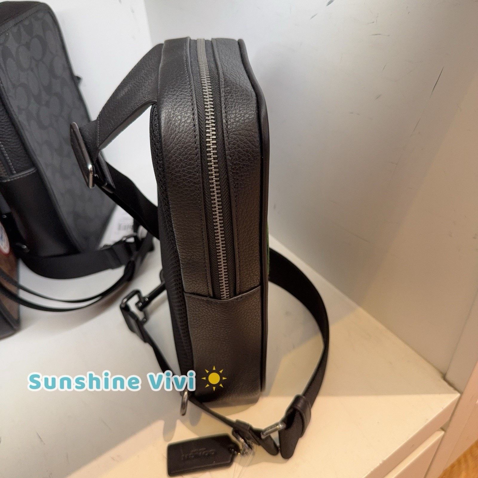 Coach NWT Coach Sullivan Pack Patch CY820 Charcoal Multi Size ONE SIZE - 5 Thumbnail