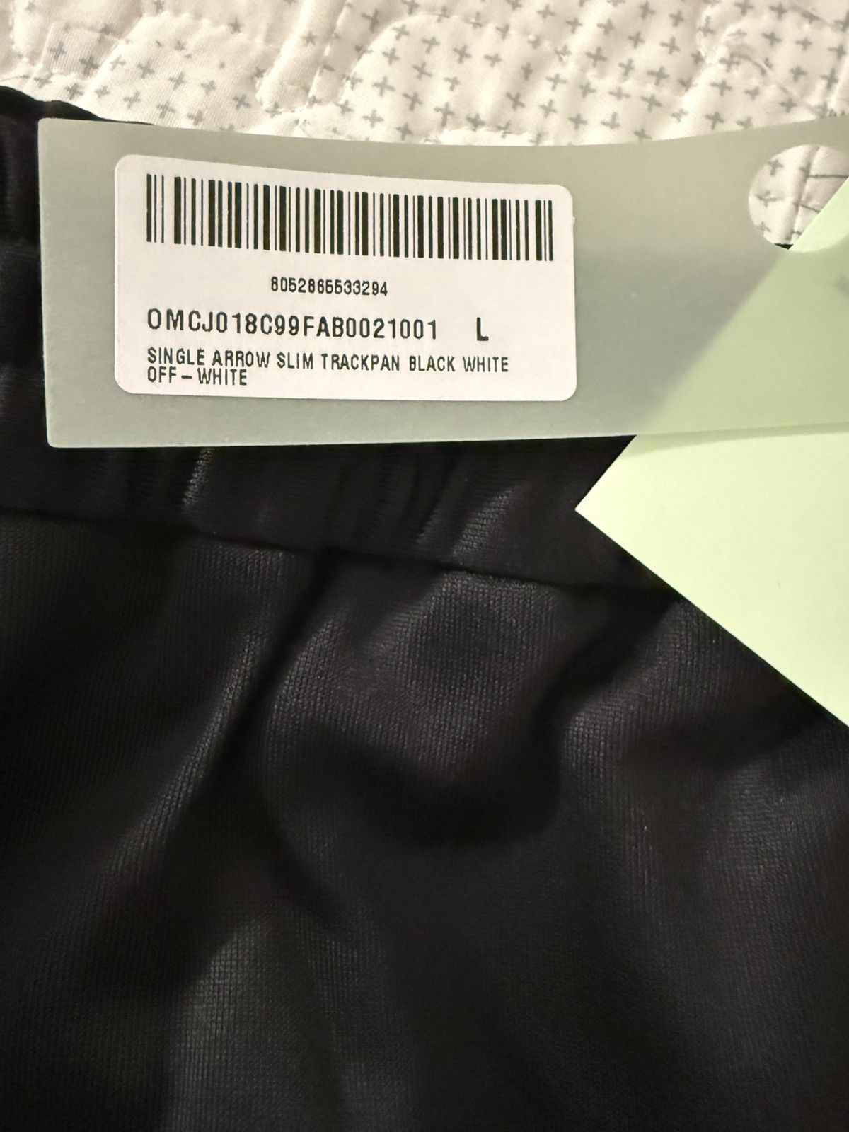 Off-White Off-White Single Arrow Track pant- Black- L Size US 34 / EU 50 - 6 Thumbnail