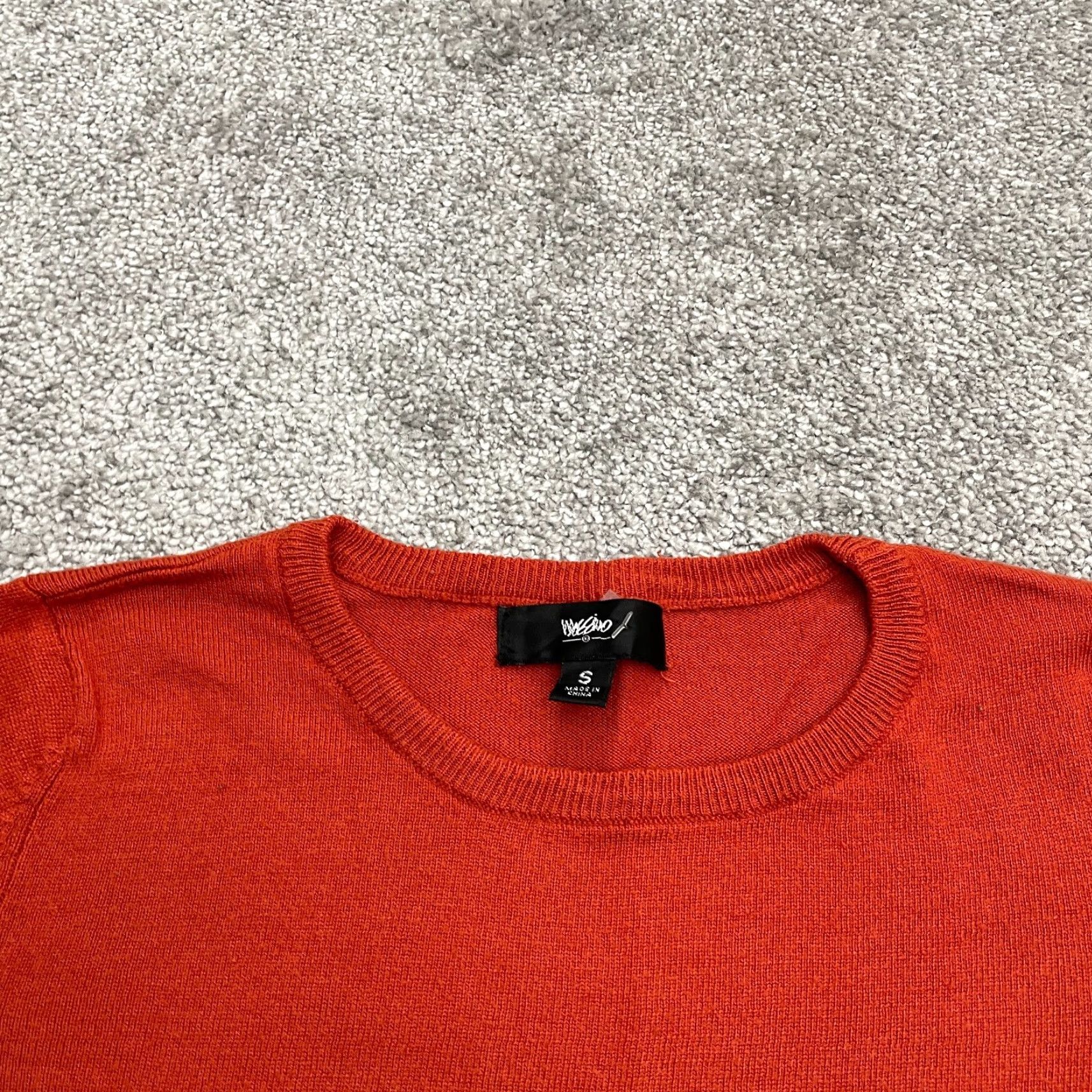 Mossimo VINTAGE Mossimo Pullover Sweater Womens S Red Crew Neck Knit Casual Nylon Rayon Work Size S / US 4 / IT 40 - 4 Thumbnail