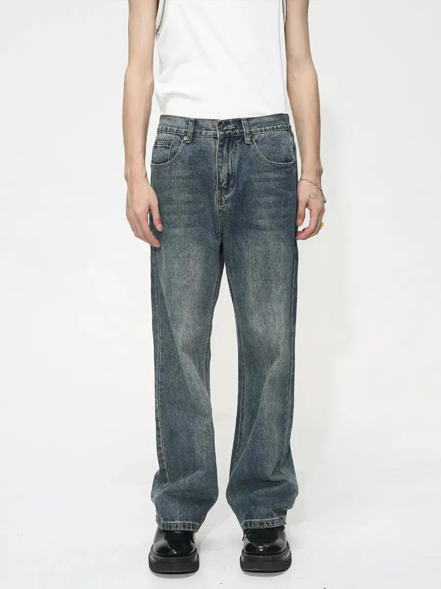 Japanese Brand Retro loose high street micro flared jeans Size US 32 / EU 48 - 6 Thumbnail