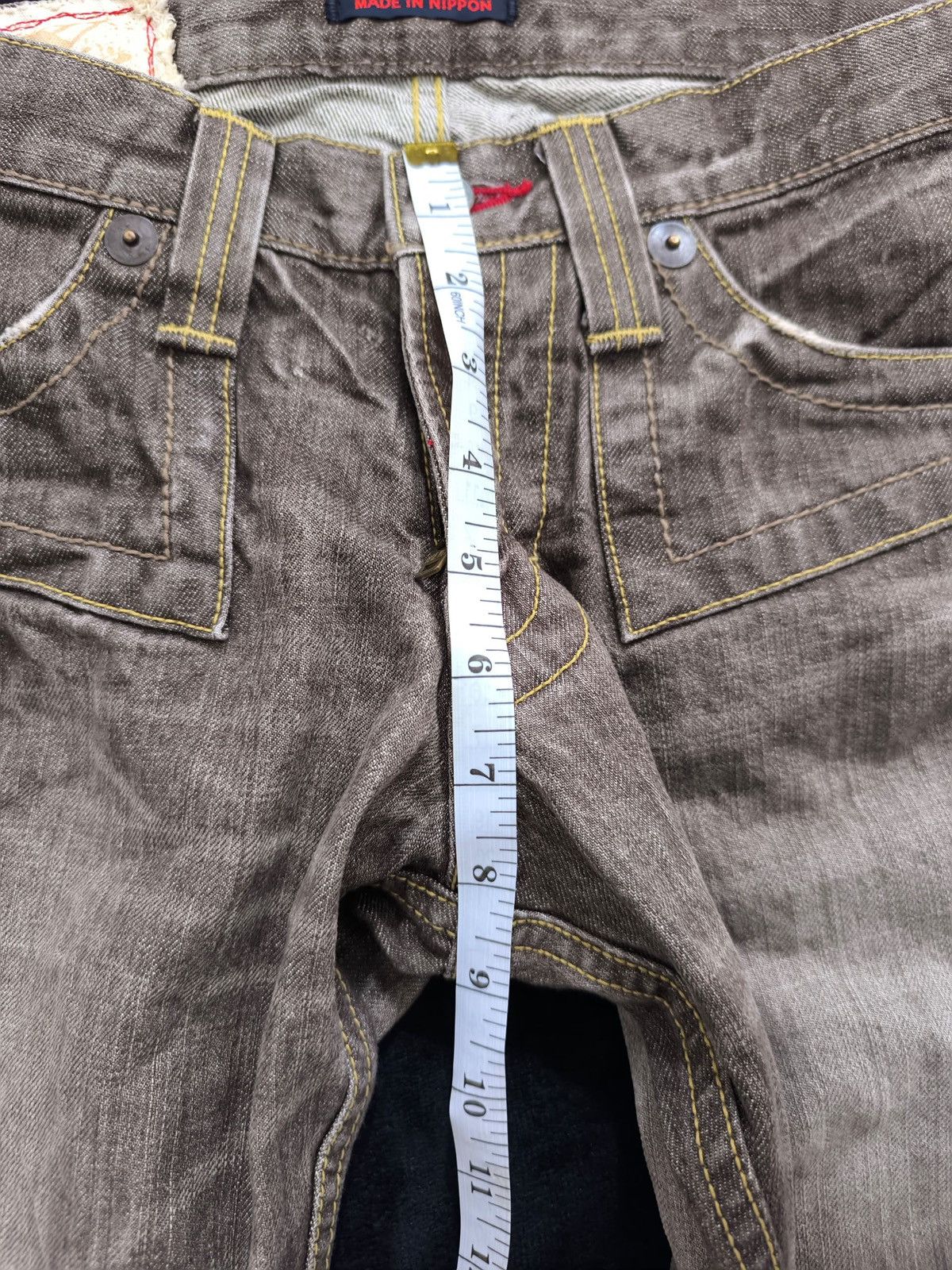 Japanese Brand Blueway Flared Denim Size US 32 / EU 48 - 15 Thumbnail