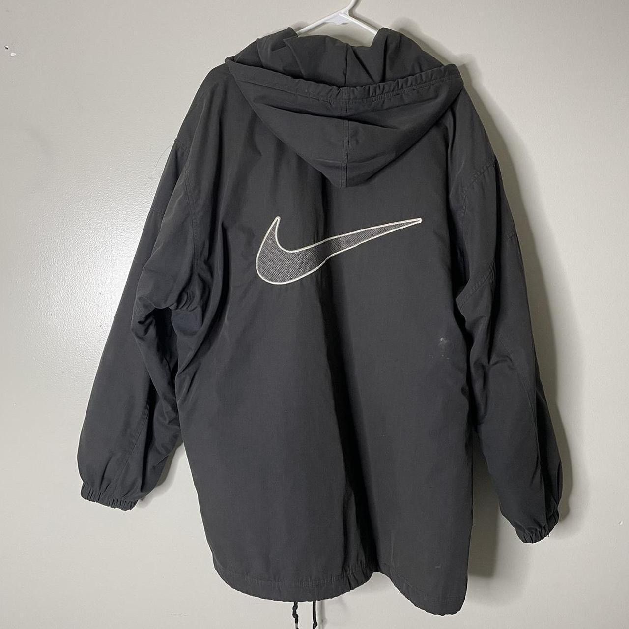 image of Nike Quilted Heavy Winter Coat in Black, Men's (Size XL)