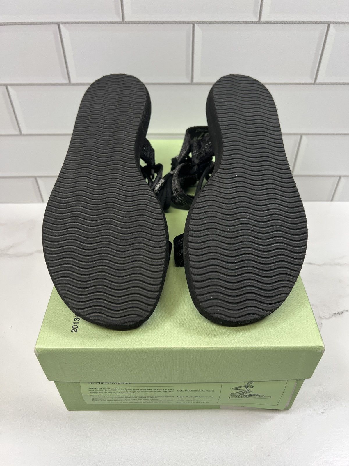 Off-White Offwhite Off White Micro Trek Strap Logo Sandals Sandal Size US 6.5 / IT 36.5 - 4 Thumbnail