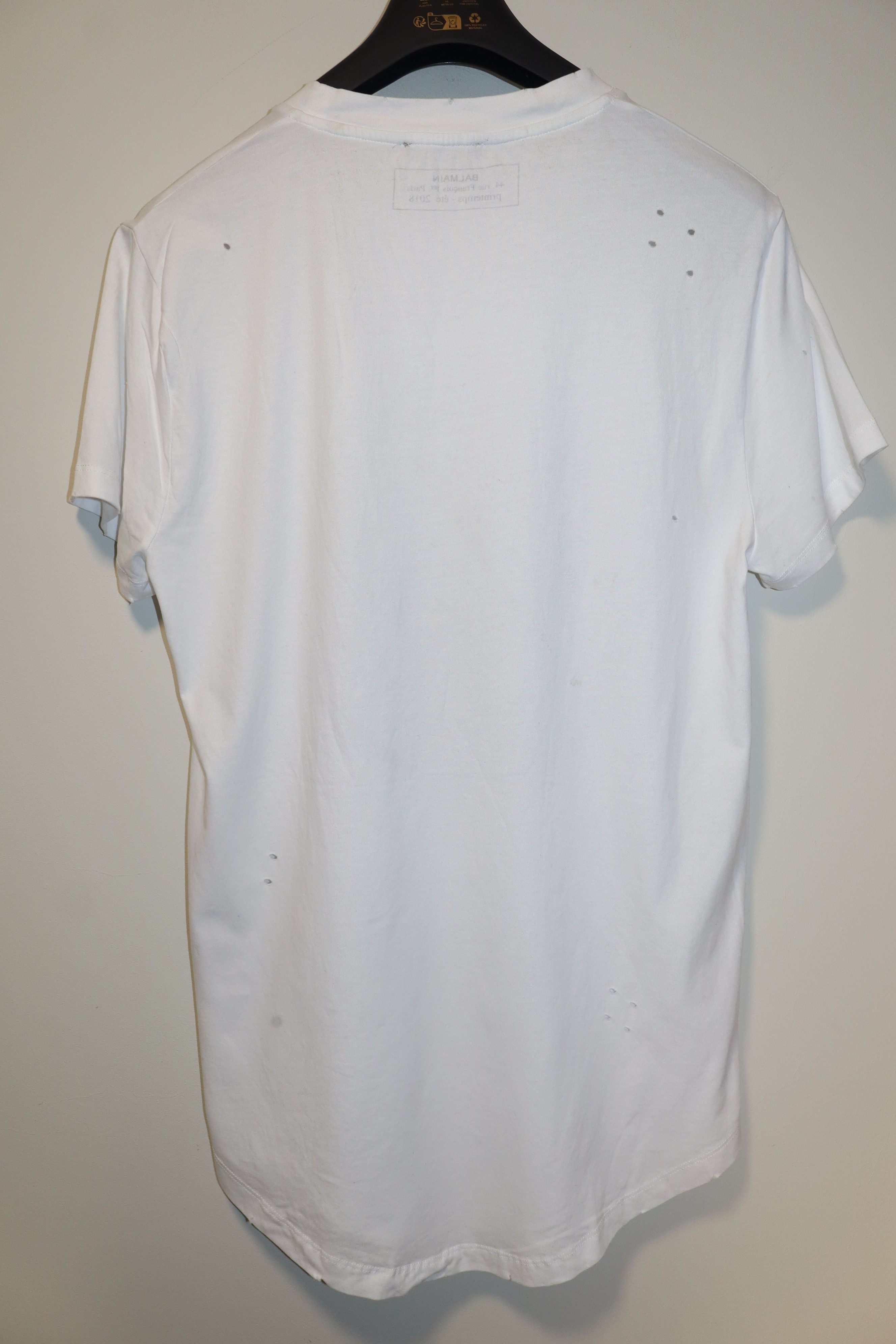 Balmain Destroy flock print -tshirt Size US M / EU 48-50 / 2 - 7 Thumbnail