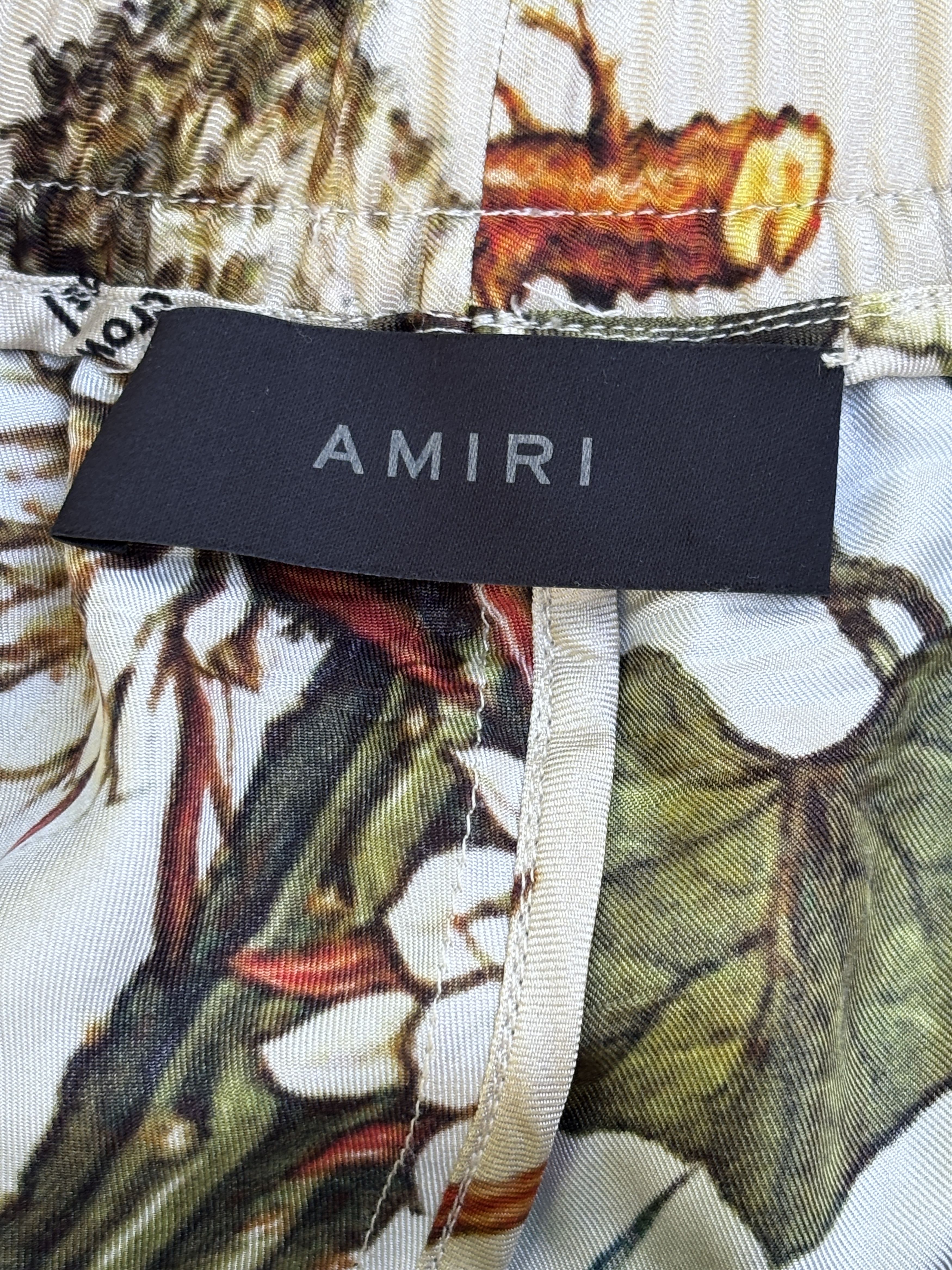 Amiri Amiri Psychedelic Mushroom Silk Shorts Size US 32 / EU 48 - 4 Thumbnail