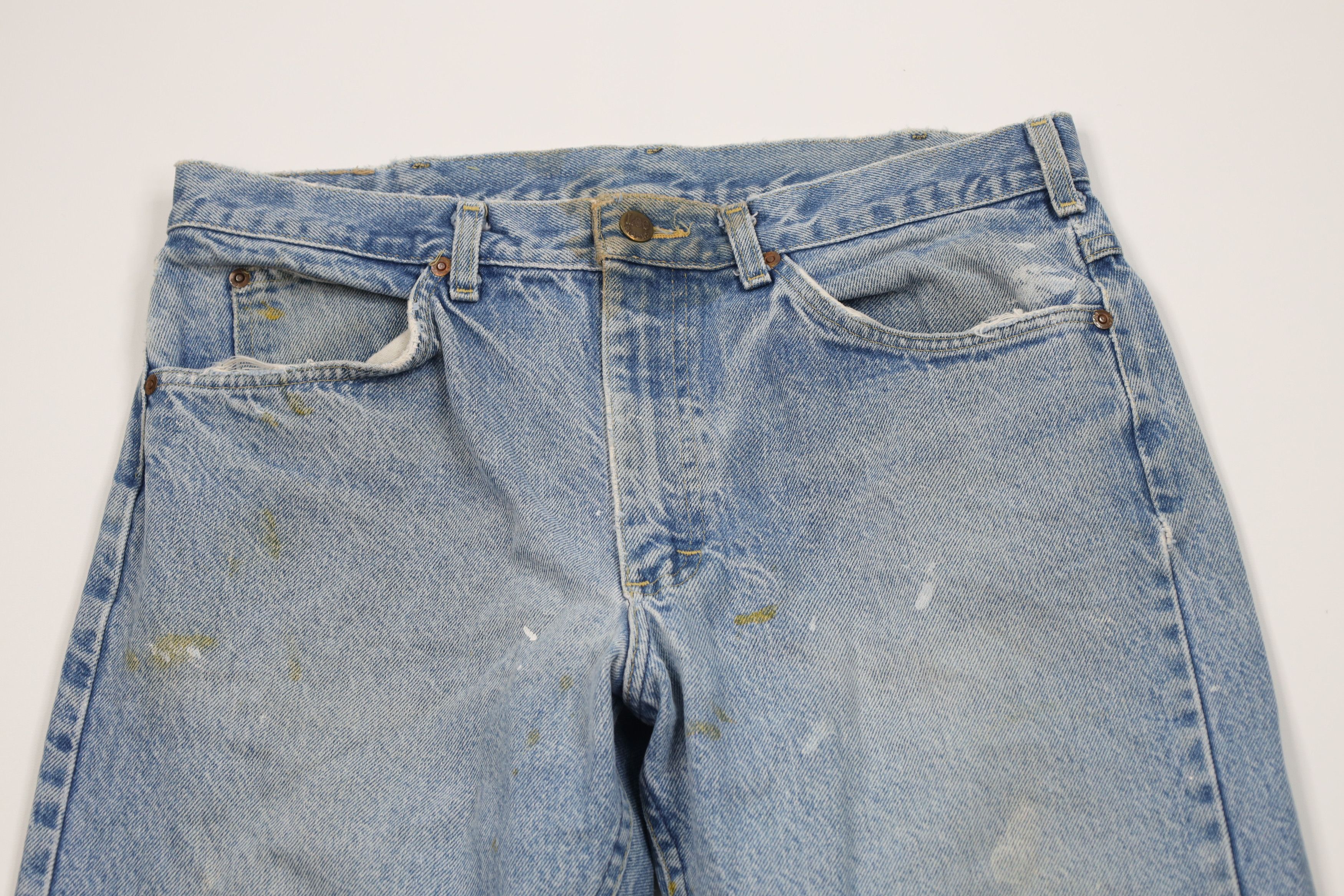 Lee Vintage 90s Lee Straight Leg Denim Jeans Blue Cotton USA Size US 36 / EU 52 - 2 Thumbnail