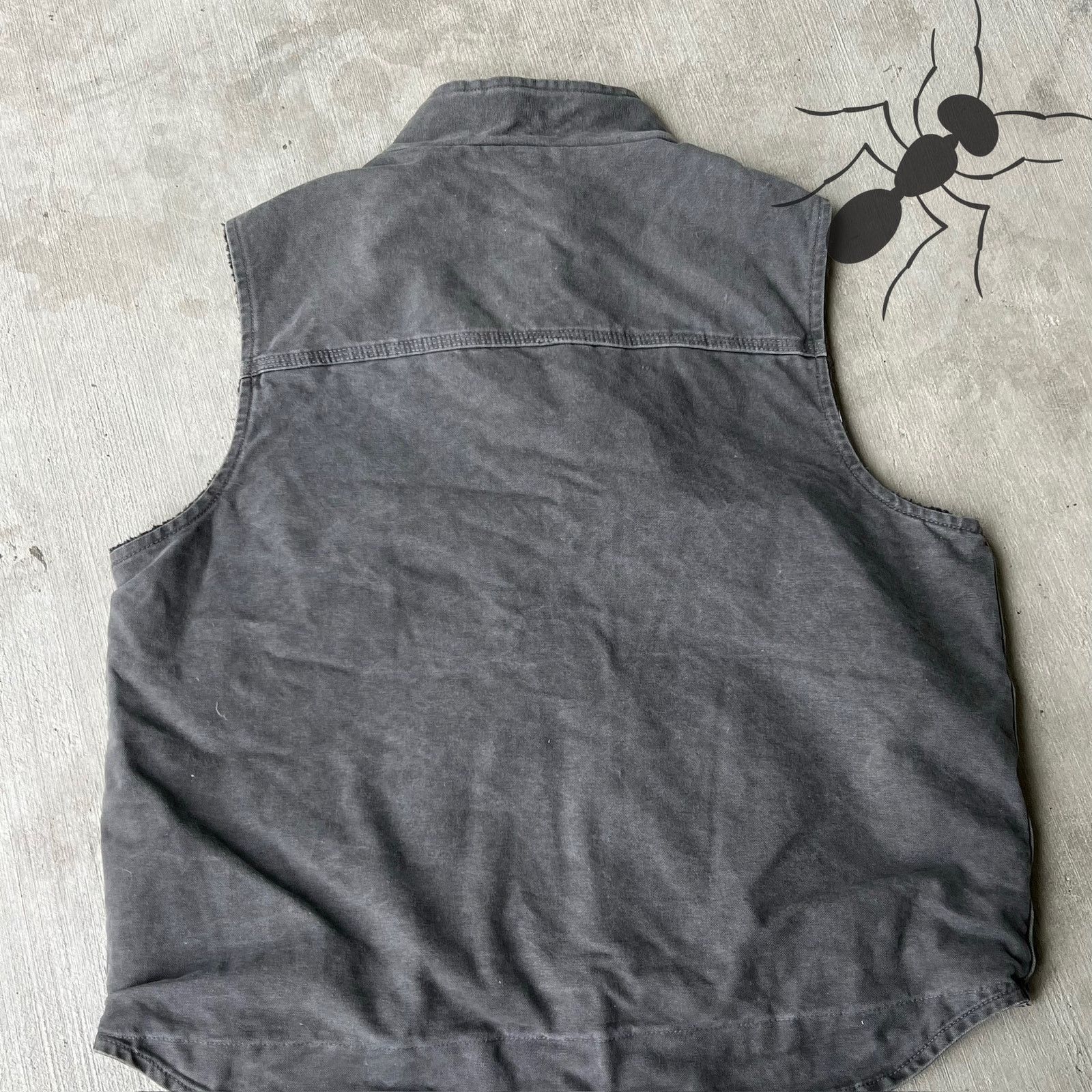 Carhartt × Vintage Carhartt V33 GVL gray work wear vest Size US XL / EU 56 / 4 - 4 Thumbnail