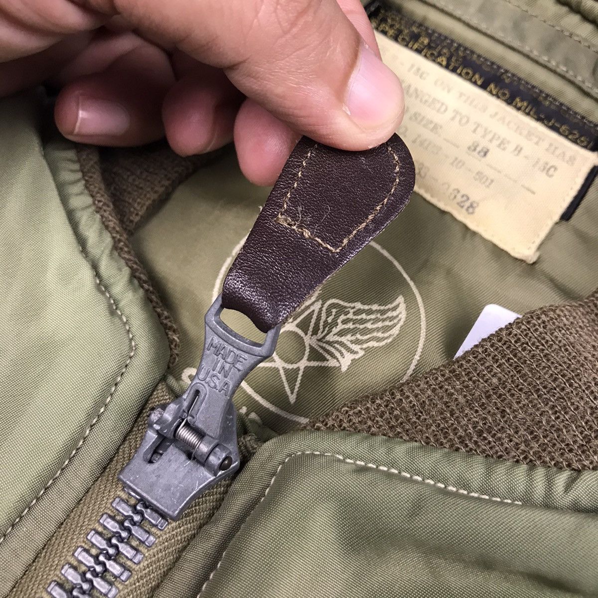 Toyo Enterprises VTG🔥US AIR FORCE BOMBER TOYO ENTERPRISES FADED JACKET 143 Size US M / EU 48-50 / 2 - 15 Thumbnail