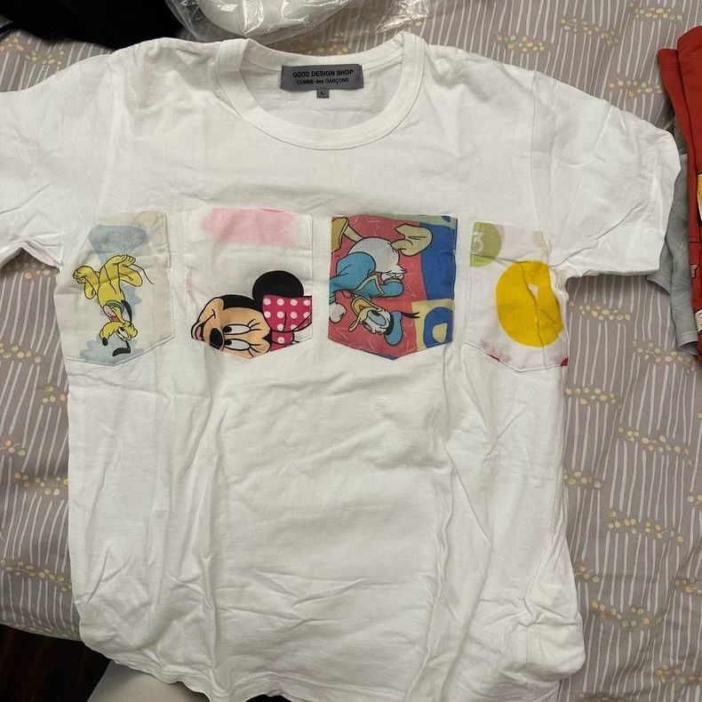 Comme des Garcons Comme Des Garcons Mickey Mouse Short Sleeve Size L / US 10 / IT 46 - 1 Thumbnail