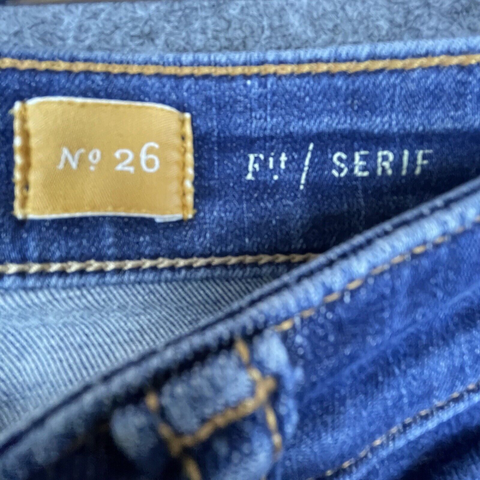 Anthropologie Pilcro and the Letterpress Jeans Womens 26 Serif Skinny Slim Size 26" / US 2 / IT 38 - 7 Thumbnail