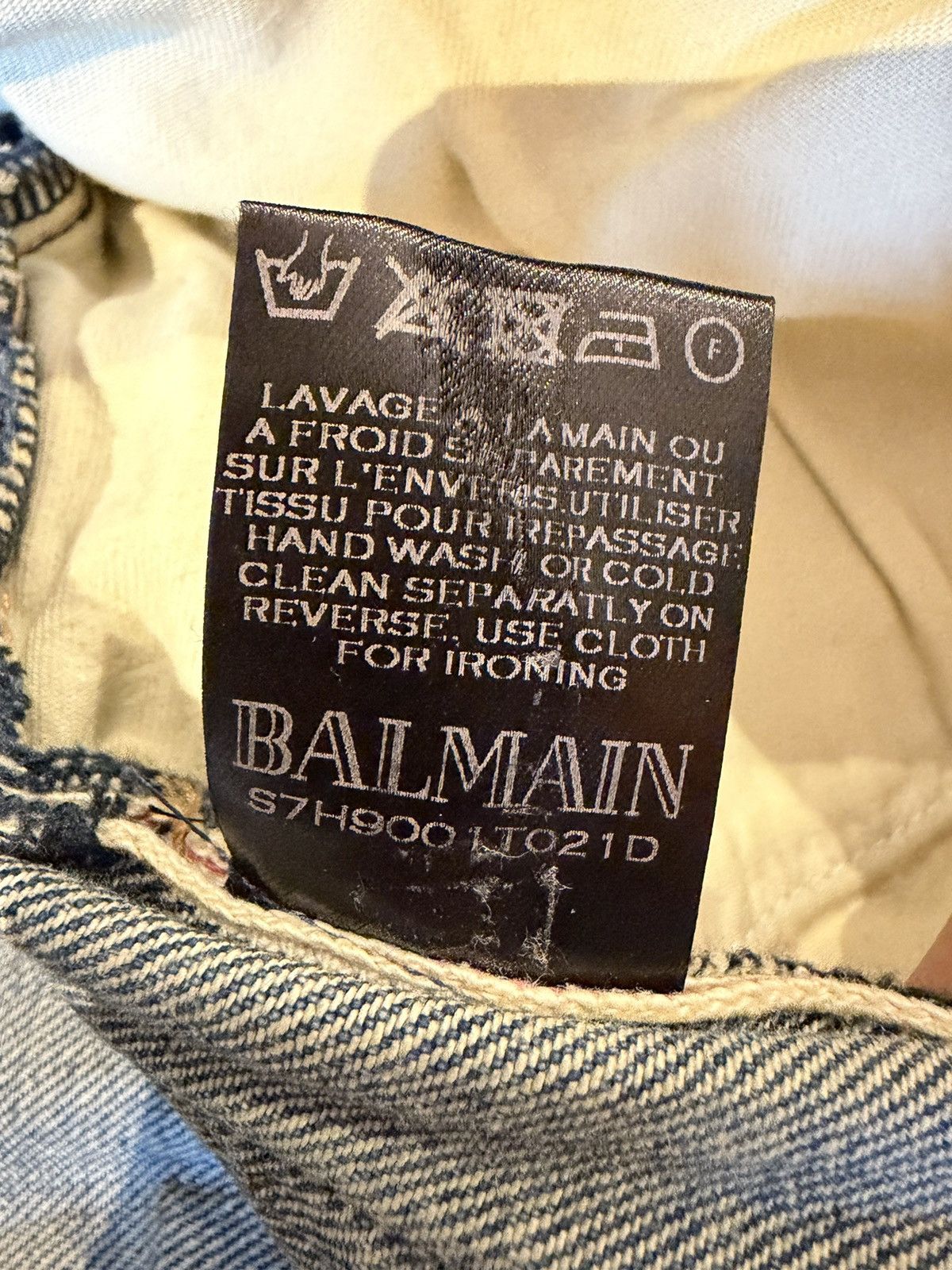 Balmain Balmain Distressed Slim Denim Size US 30 / EU 46 - 8 Thumbnail