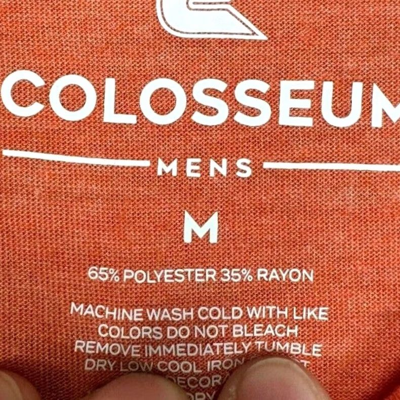 Vintage VINTAGE Clemson Tigers Colosseum T-Shirt Men Medium Orange Crewneck Tee Short Sleeve Size US M / EU 48-50 / 2 - 5 Thumbnail