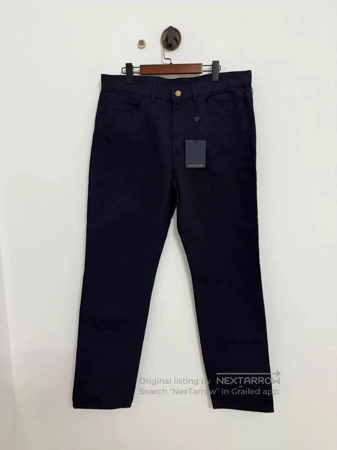 Louis Vuitton louis vuitton dark pattern logo denim jeans. Size US 38 / EU 54 - 1 Thumbnail