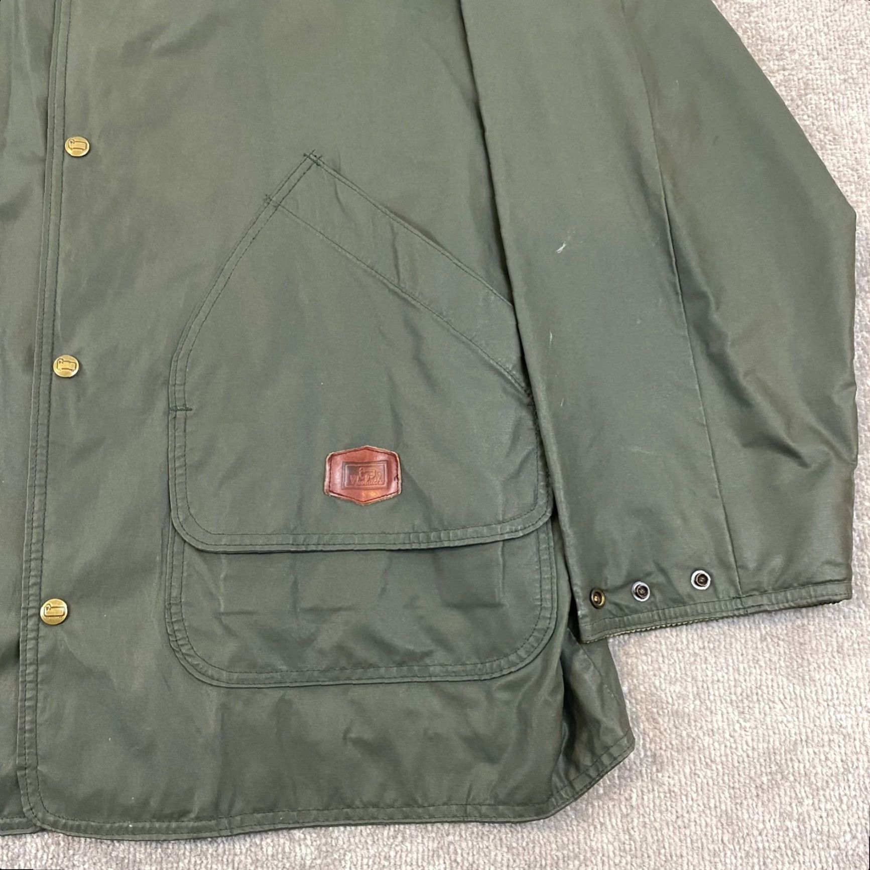 Vintage VINTAGE Woolrich Jacket Parka Coat Woolrich Loden Barn Jacket Mens XL Green Size US XL / EU 56 / 4 - 7 Thumbnail