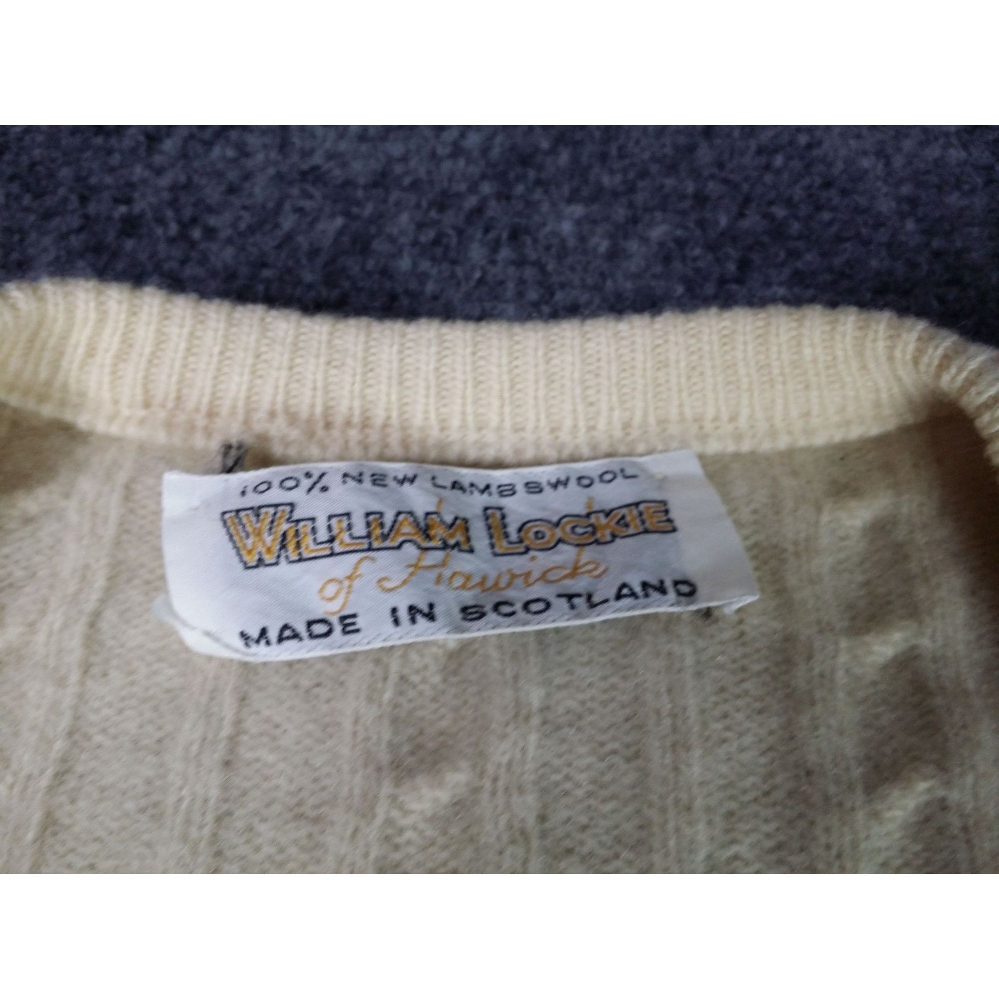 Vintage Vintage William Locke Of Harwick Lambswool Sweater women Sz Size M / US 6-8 / IT 42-44 - 5 Thumbnail