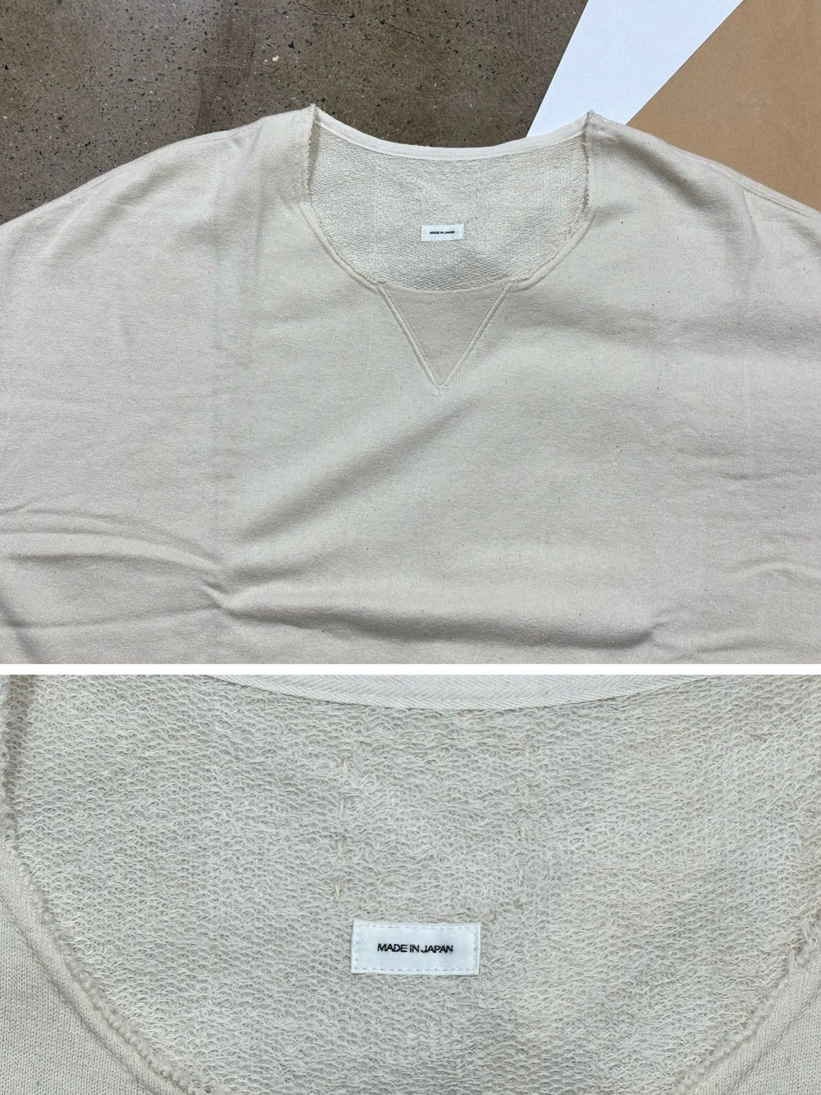 Visvim Visvim 22ss MONDO SWEAT S/L (C/WS) Ivory Size US M / EU 48-50 / 2 - 3 Thumbnail