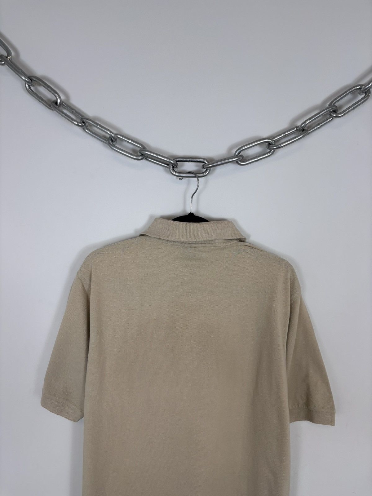 Trussardi Trussardi Sport Vintage Men’s Cotton Beige Polo Shirt Size US XL / EU 56 / 4 - 15 Thumbnail