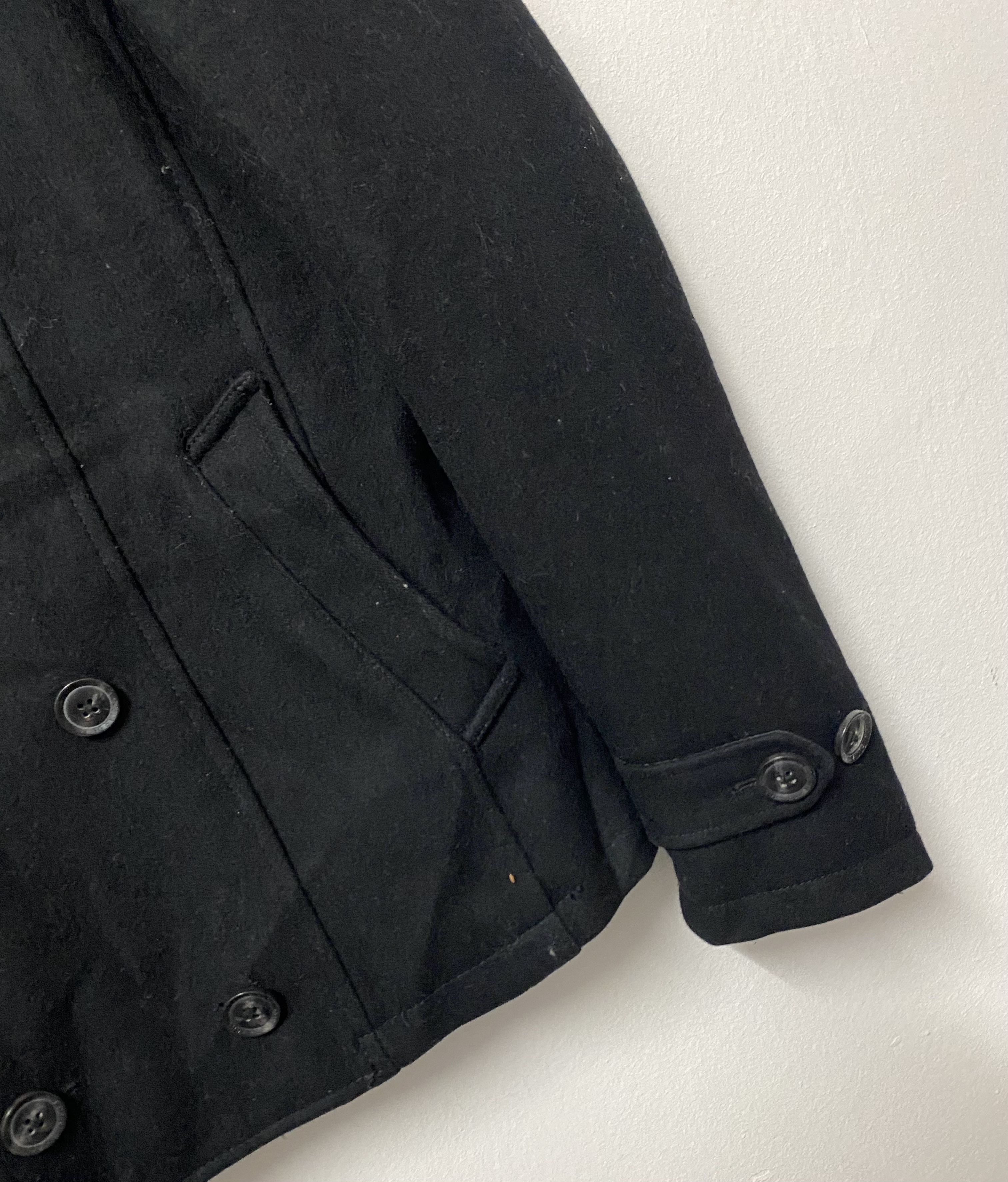 GOSTAR DE FUGA VTG Gostar De Fuga Double Breasted Wool Jacket Black Size US S / EU 44-46 / 1 - 8 Thumbnail
