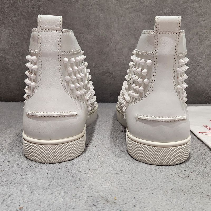 Louis Vuitton Louis Vuitton Stylish White High-Top Sneakers - Size US 11 / EU 44 - 3 Thumbnail