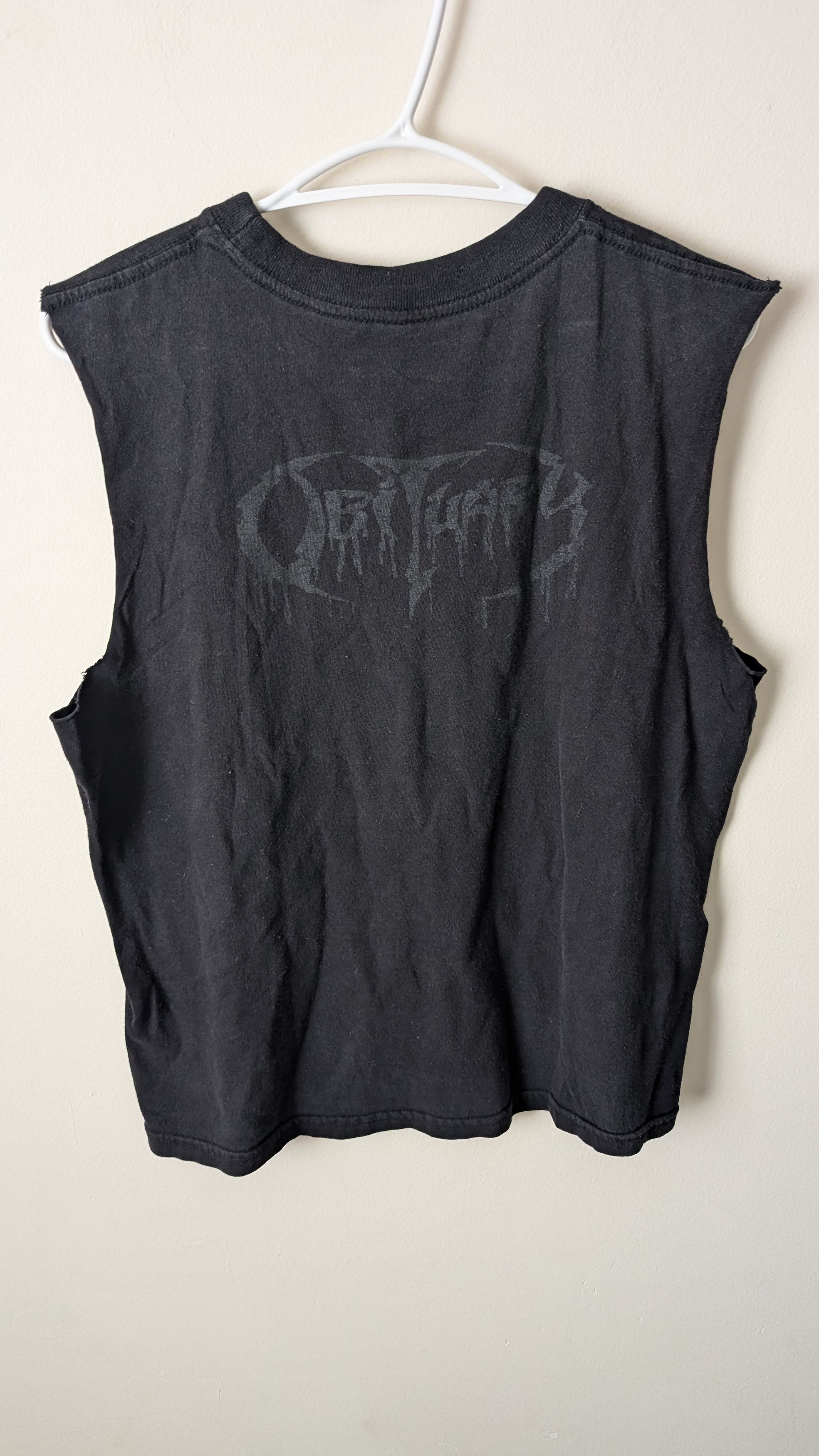 Vintage Vintage Obituary Cause Of Death Cut Off Shirt Size US M / EU 48-50 / 2 - 2 Thumbnail
