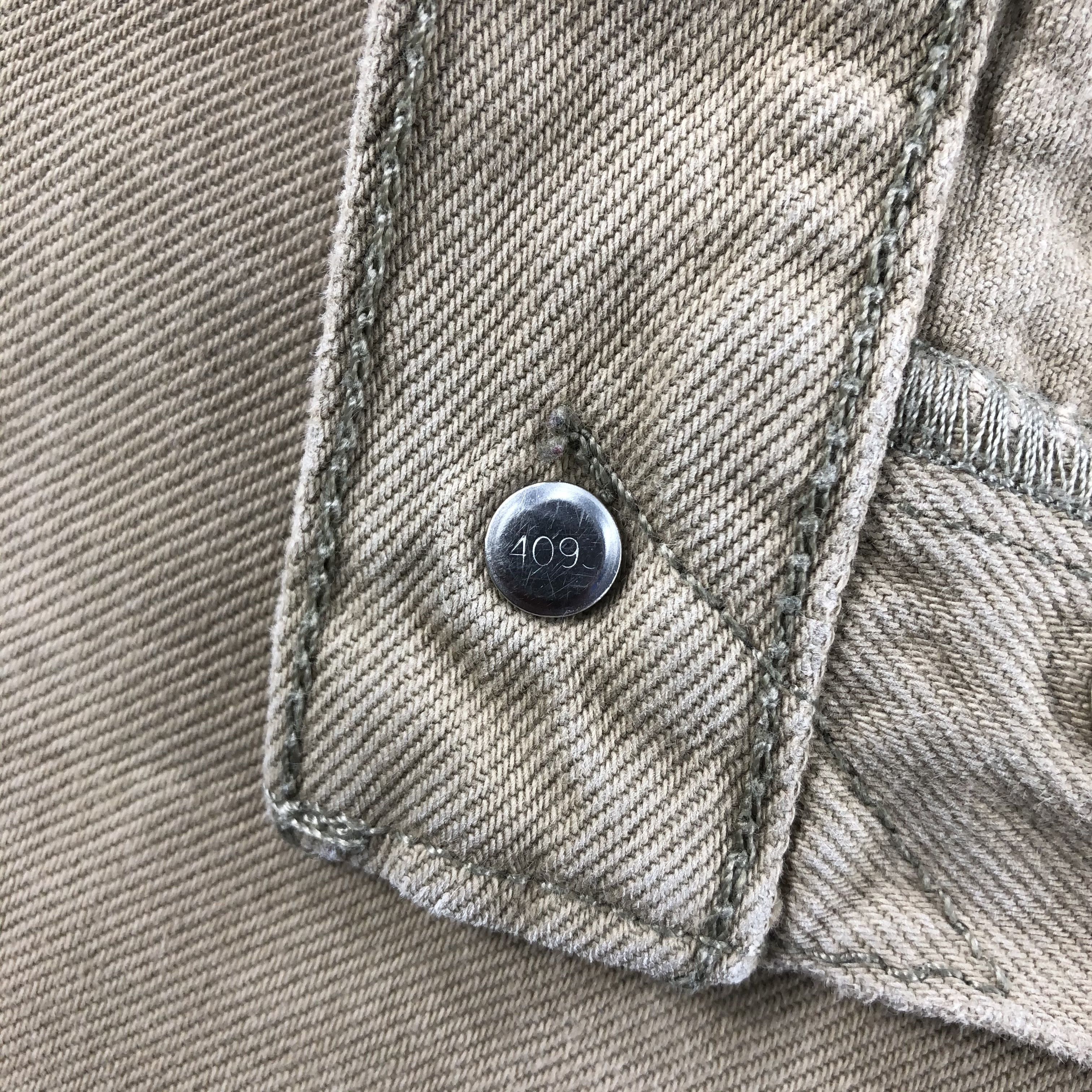 Levi's Levis 501 Vintage Khaki Denim Distressed Jeans-J949 Size US 36 / EU 52 - 9 Thumbnail