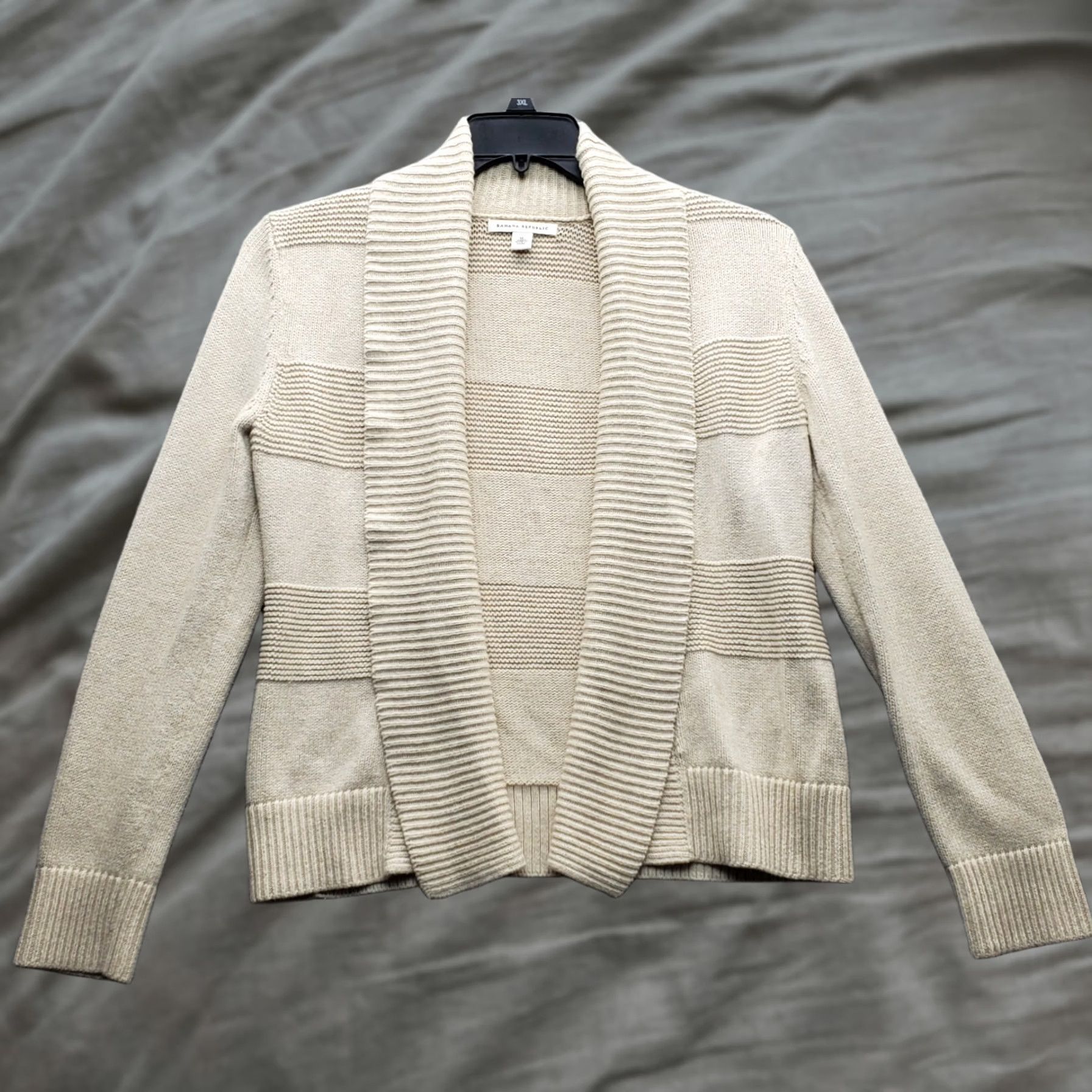 Banana Republic Banana Republic Womens Cardigan Knit Raglan Open Front M Size M Brown Multicolor Solids Casual Knitwear Size M / US 6-8 / IT 42-44 - 1 Thumbnail