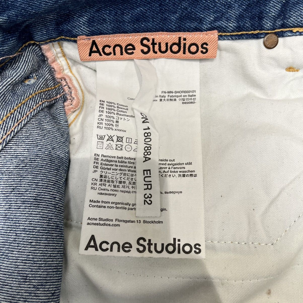 Acne Studios Acne Studios Denim Shorts Blue Size US 32 / EU 48 - 4 Thumbnail