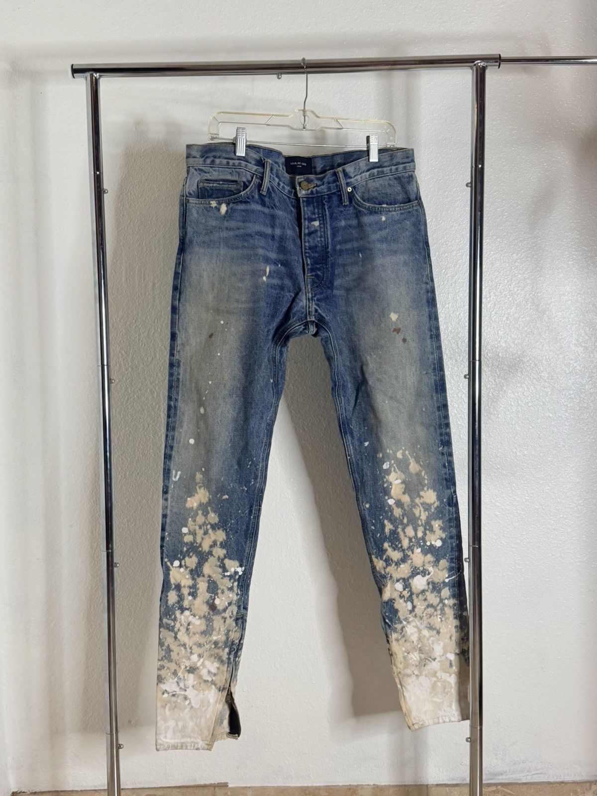 FEAR OF GOD fifth collection paint jeans 【公式通販】