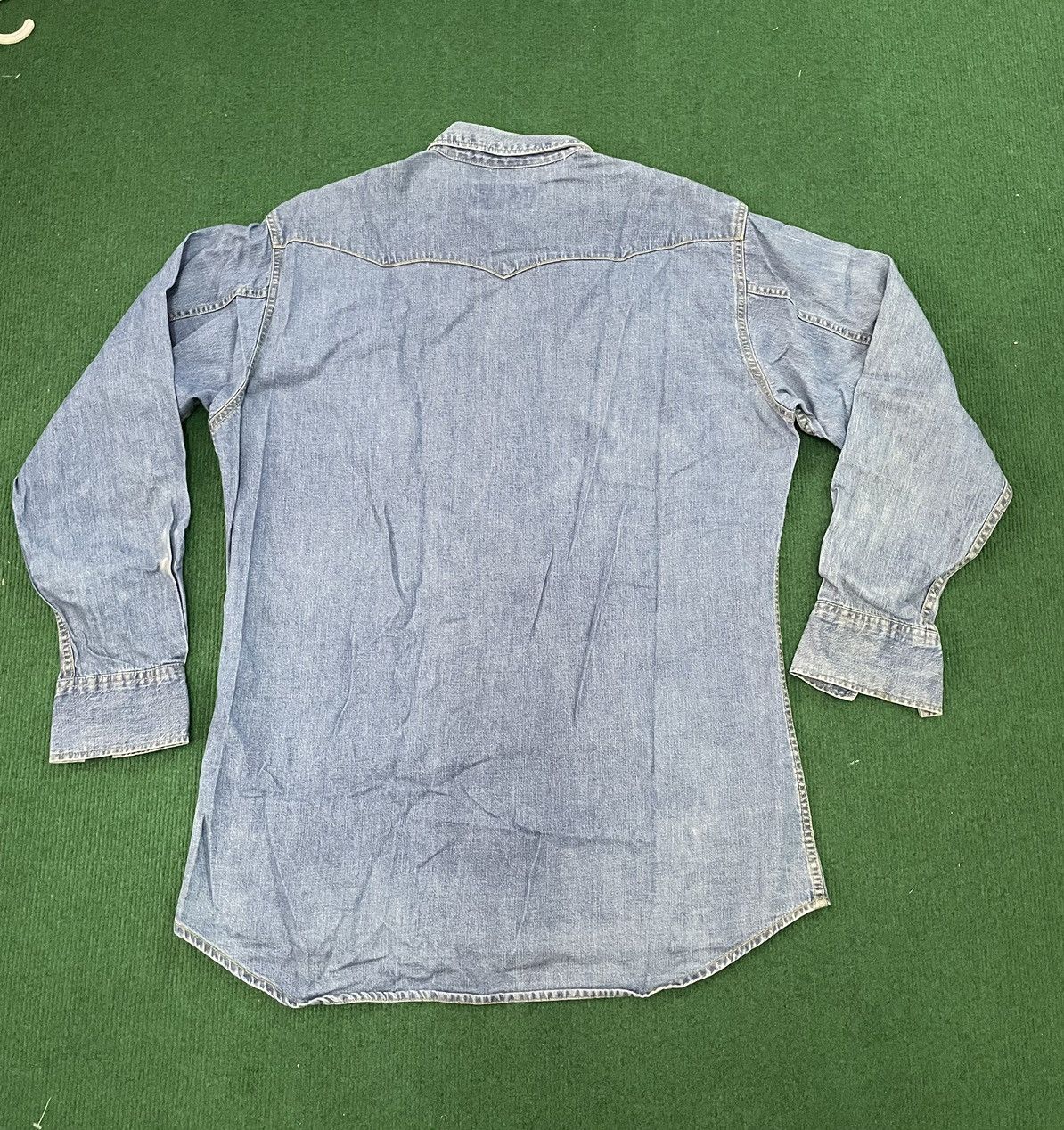 Levi's Vintage Levis Western Selvage Shirt 90s Size US M / EU 48-50 / 2 - 3 Thumbnail