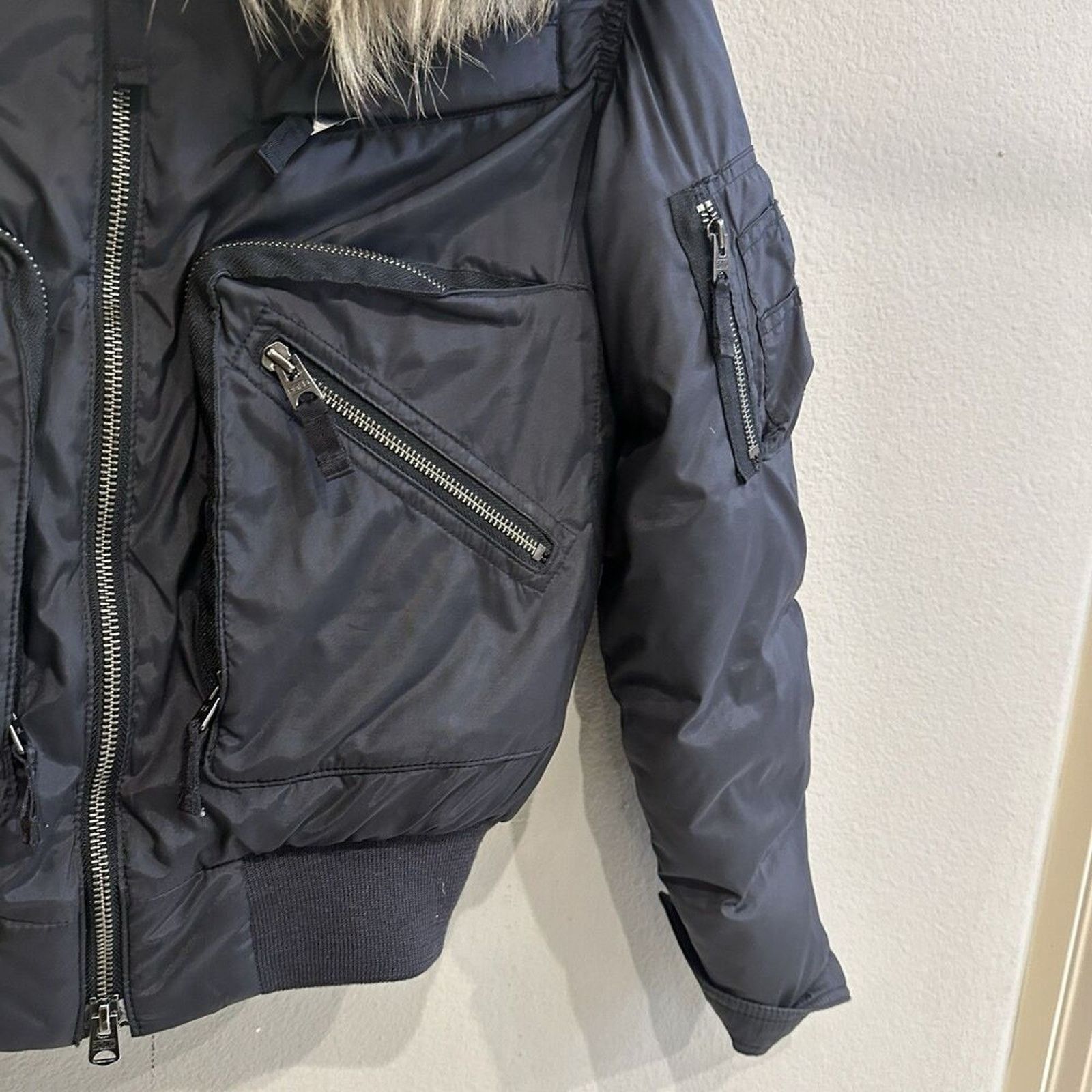 Ralph Lauren RALPH LAUREN | XS | GOOSE DOWN BOMBER Real FUR TRIM HOOD Size XS / US 0-2 / IT 36-38 - 2 Thumbnail