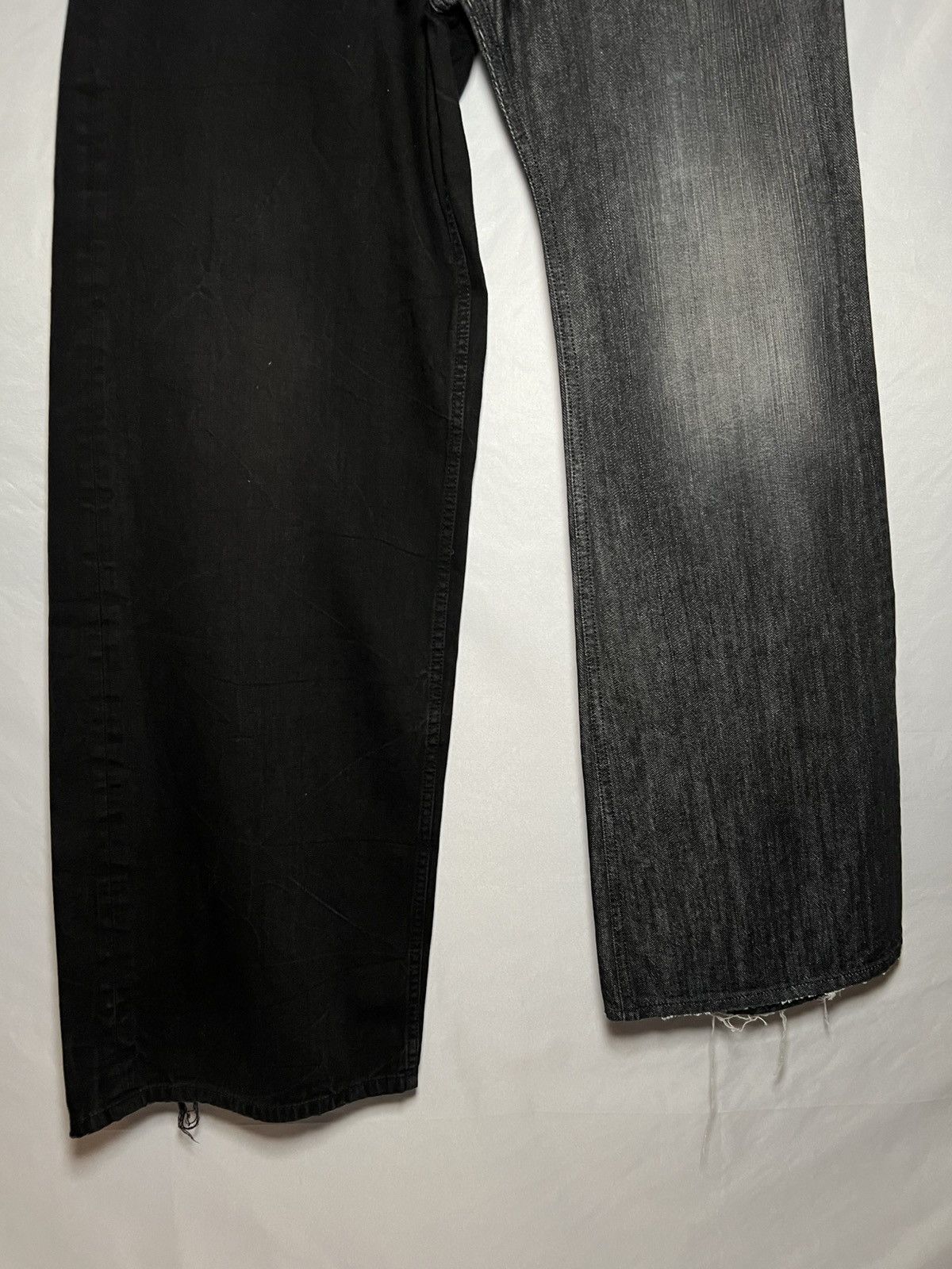 Balenciaga Balenciaga FW24 Black Fifty Fifty Jeans Size US 30 / EU 46 - 4 Thumbnail