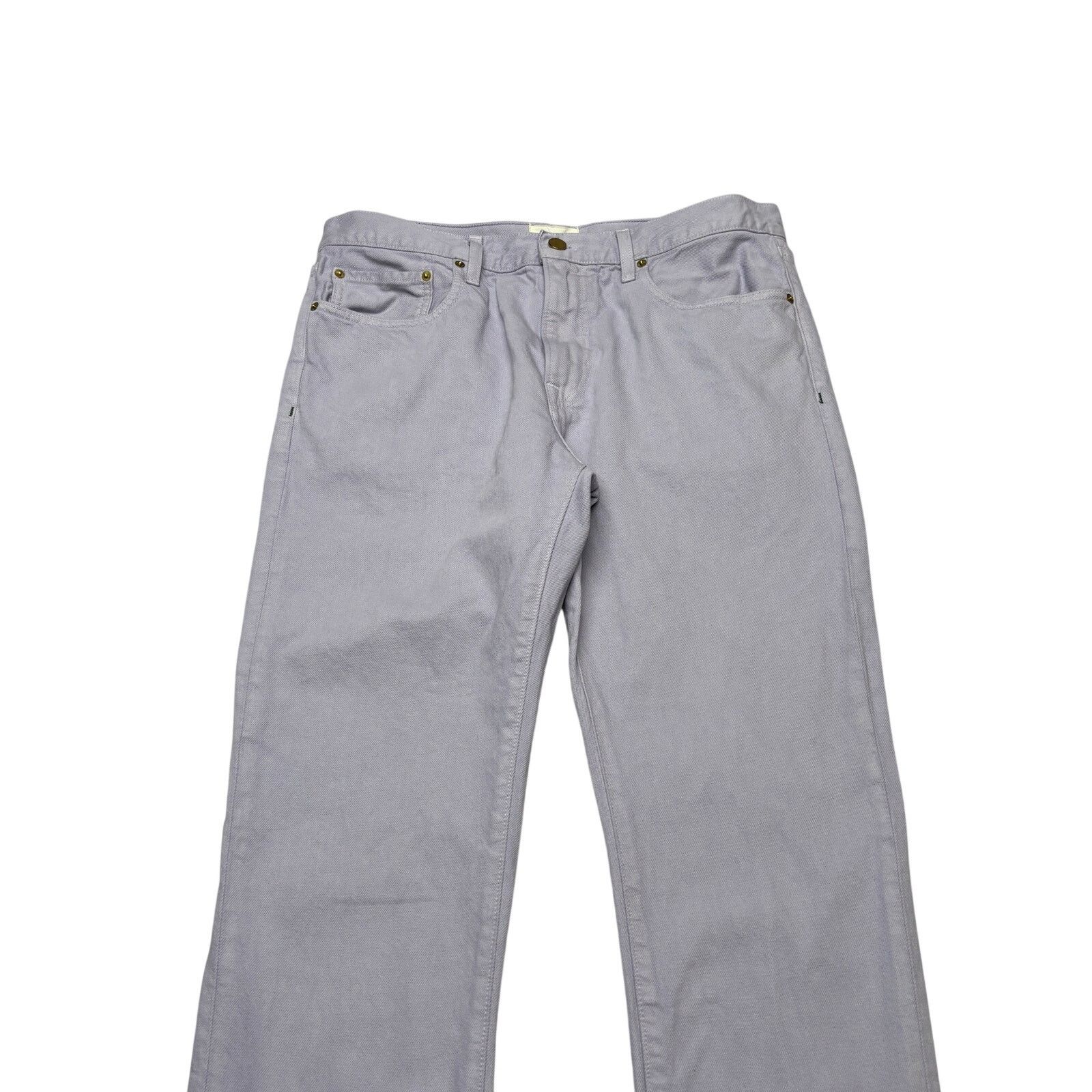 Sid Mashburn Sid Mashburn Straight Leg Jeans 33x30 Purple Denim 5 Pocket Size US 33 - 2 Thumbnail