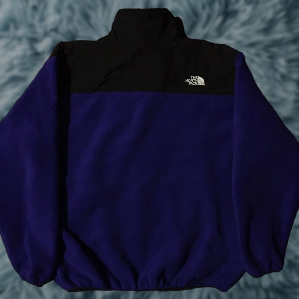 The North Face VINTAGE The North Face Denali Jacket M USA Black/Blue 90s 80s Fleece Hiking Men Regular Size M Denali Size US M / EU 48-50 / 2 - 1 Thumbnail