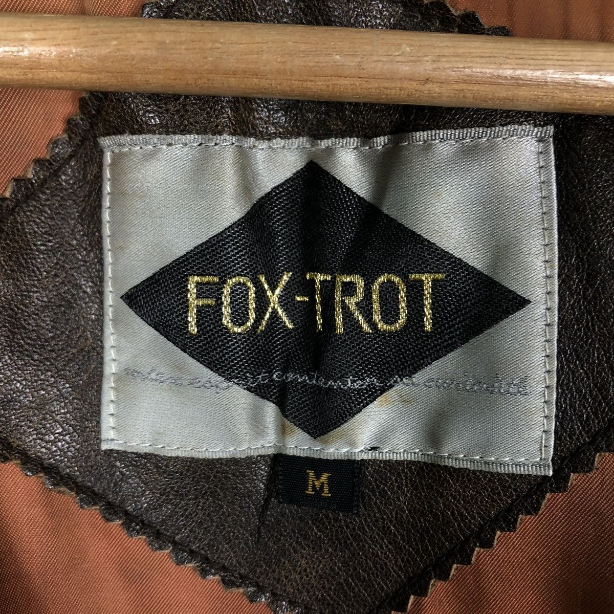 Japanese Brand 🔥VINTAGE FLY BOMBER LEATHER JACKET FOX-TROT JAPAN MADE Size US M / EU 48-50 / 2 - 20 Thumbnail
