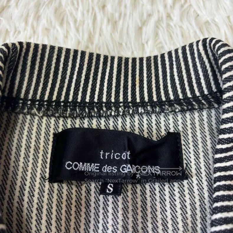 Comme des Garcons Comme Des Garcons Black and White Striped Blazer Jacket Size S / US 4 / IT 40 - 7 Thumbnail