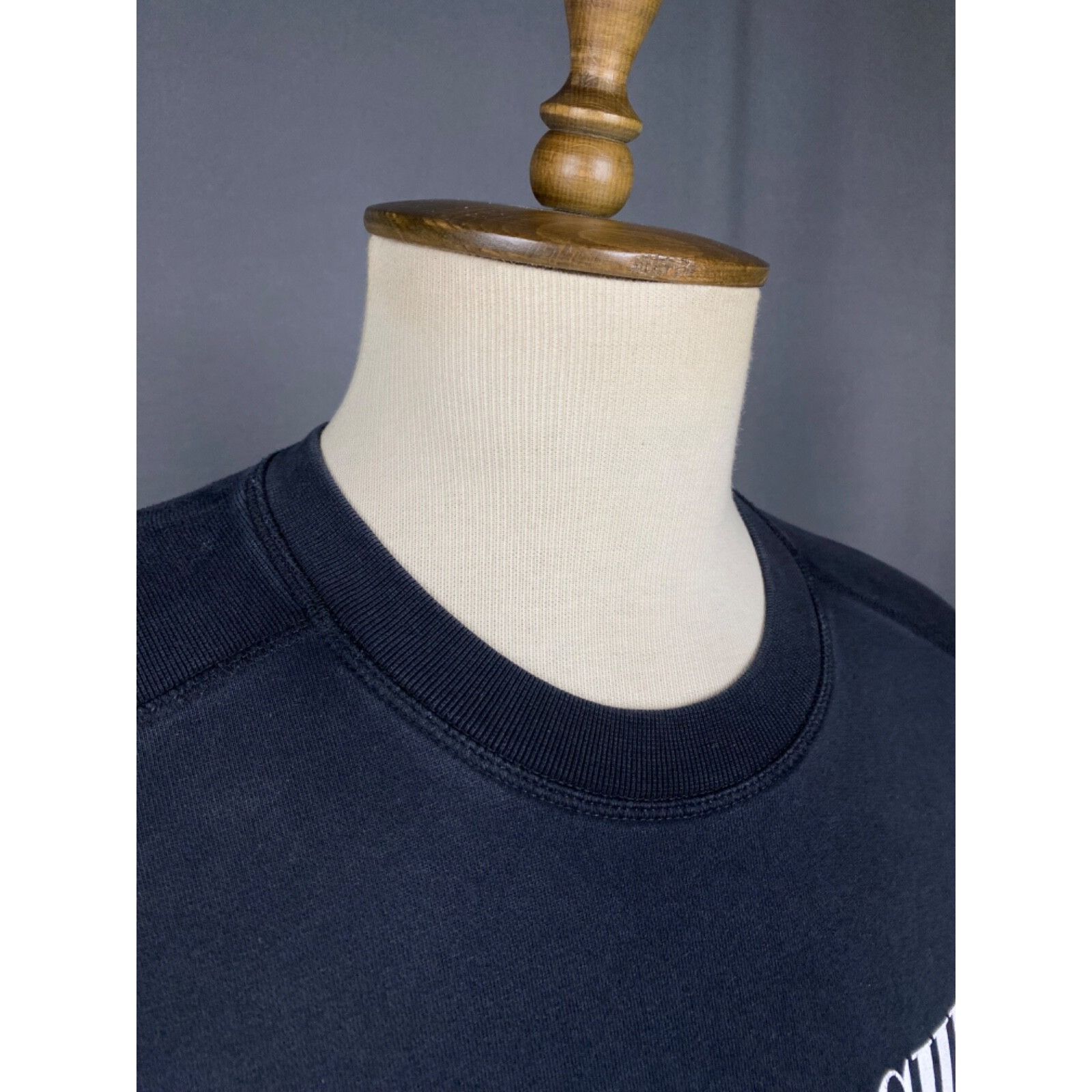 Moschino Love Moschino Big Logo Men's Black Crewneck Sweater Size M Size US M / EU 48-50 / 2 - 6 Thumbnail