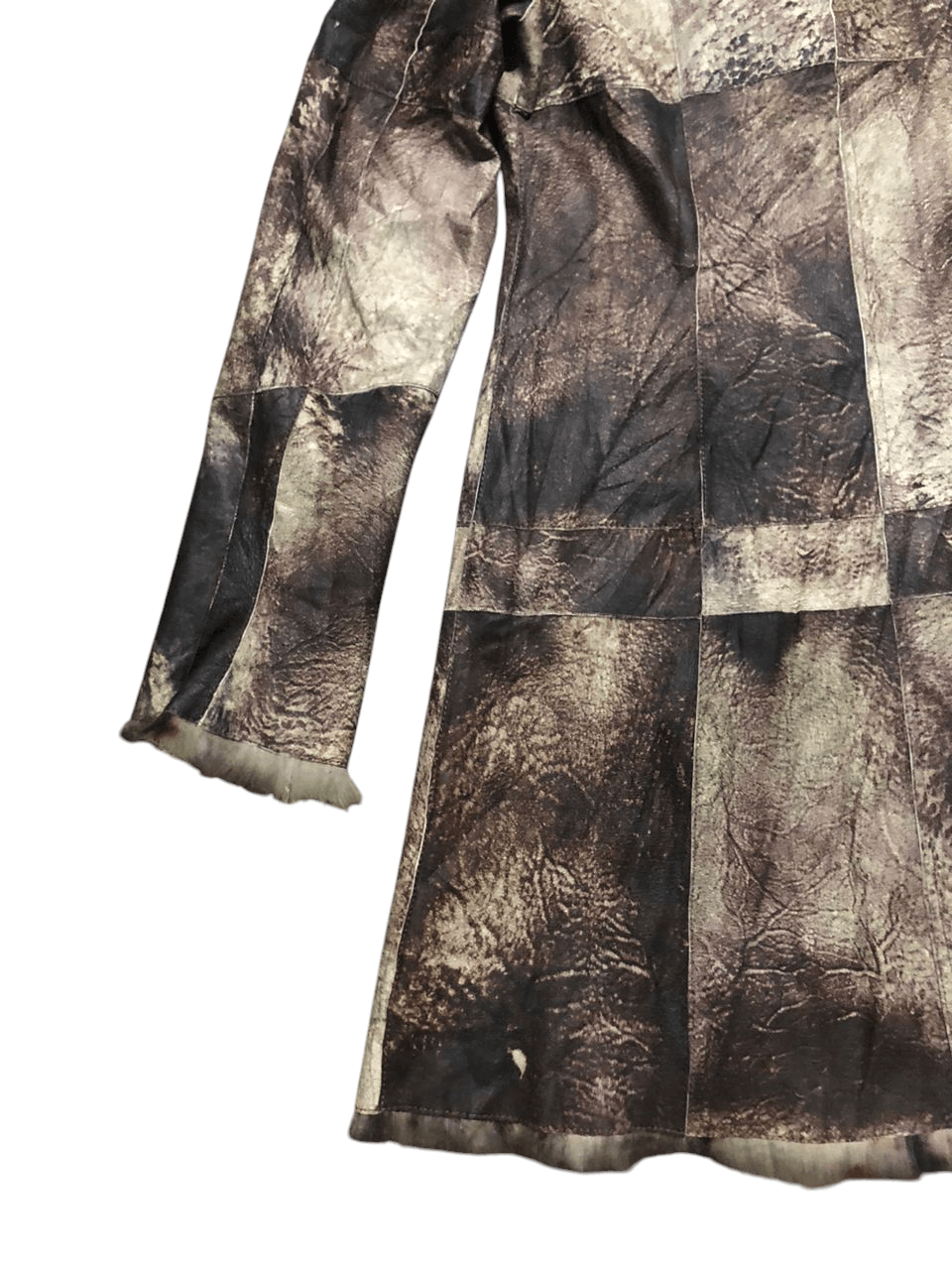 If Six Was Nine f.CAMINO Rabbit Patchwork Fur Coat Jacket Size XS / US 0-2 / IT 36-38 - 11 Thumbnail