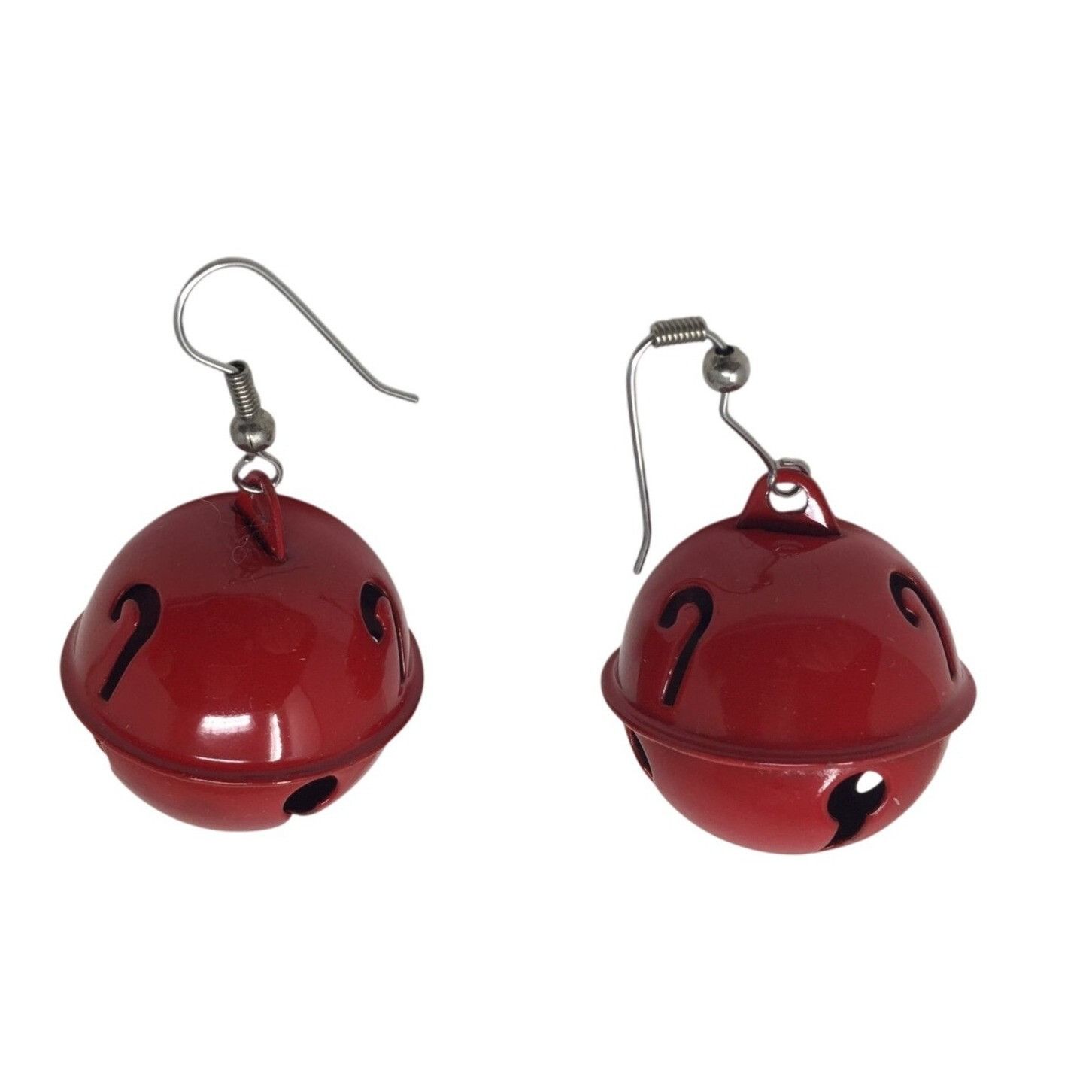 Other Red Christmas Jingle Bell Earrings with Candy Canes on them Size ONE SIZE - 2 Thumbnail